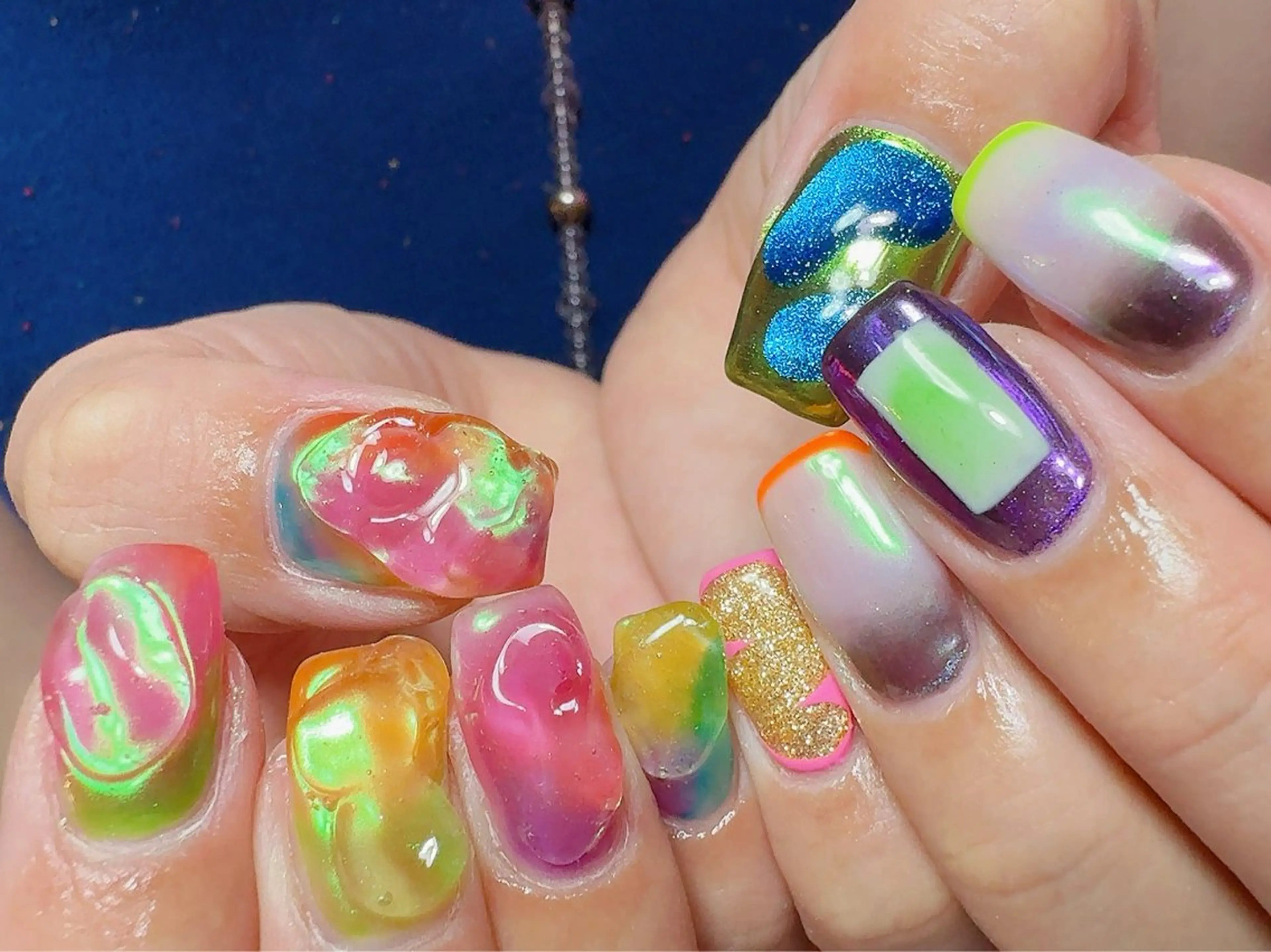 ネイル ハンドネイル Nail Atelier IamI所属・アイアムアイ 大村磨衣のネイルデザイン