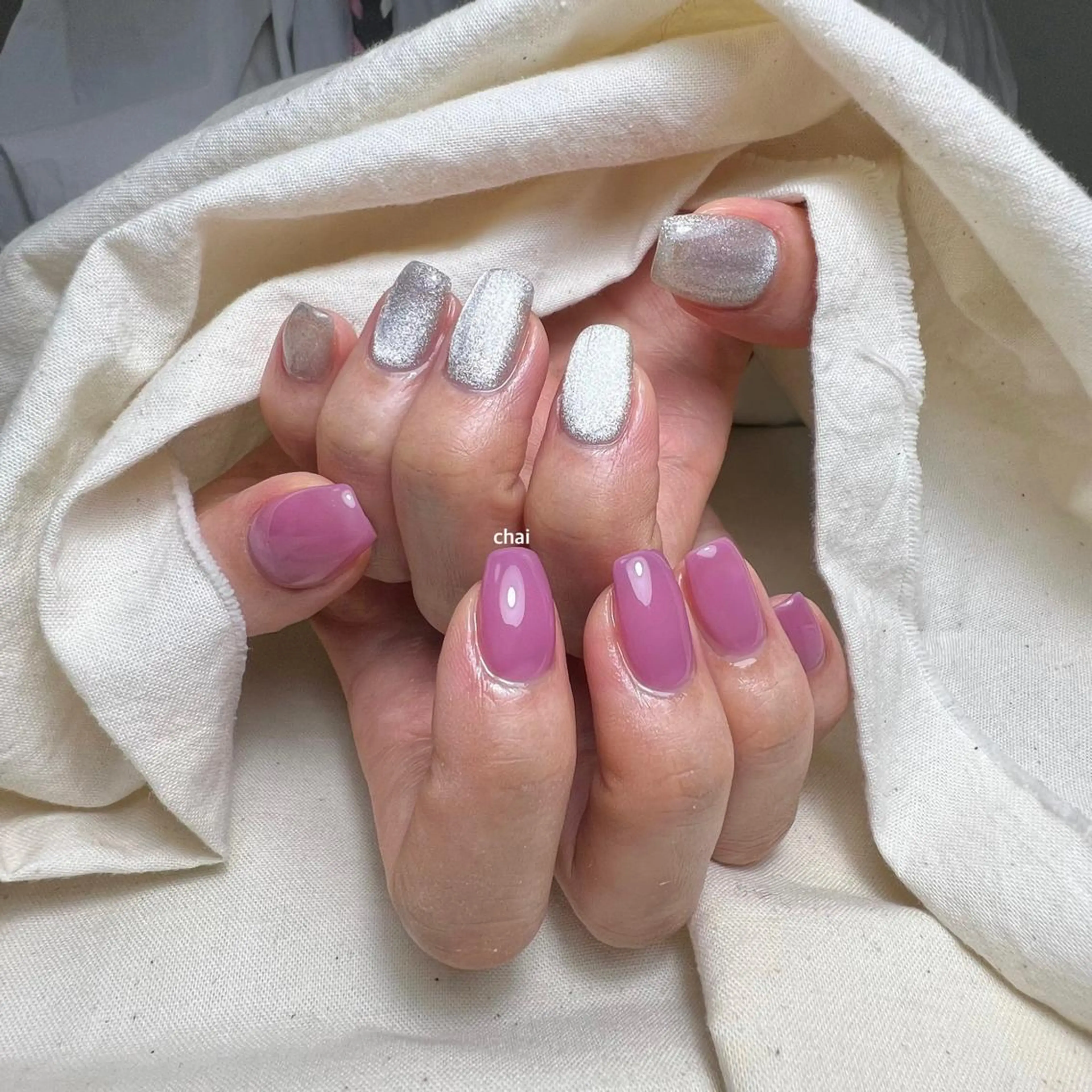 ネイル マグネットネイル ハンドネイル 💅 Ai.のネイルデザイン