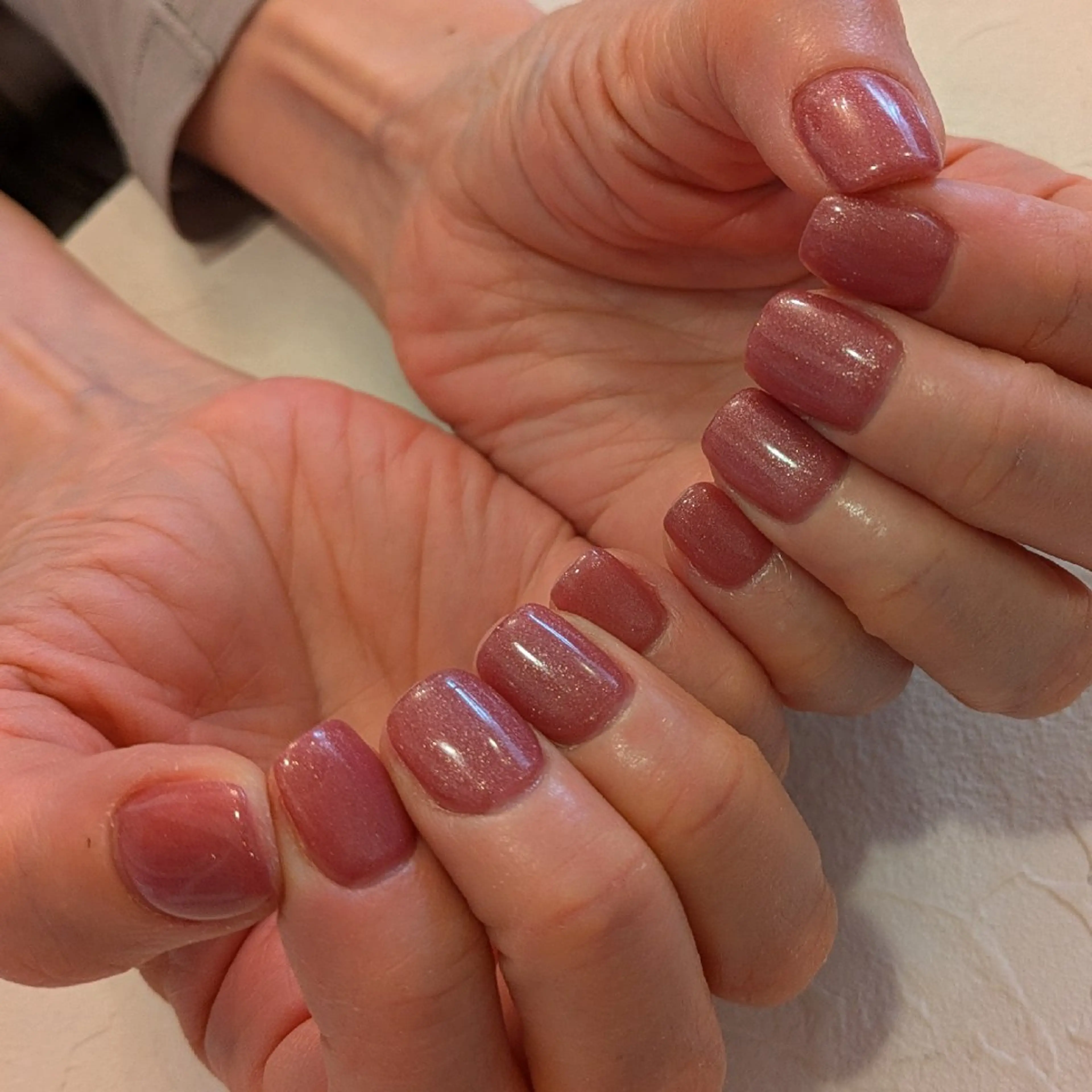 ネイル ワンカラーネイル ジェヌインネイル 河内のネイルデザイン