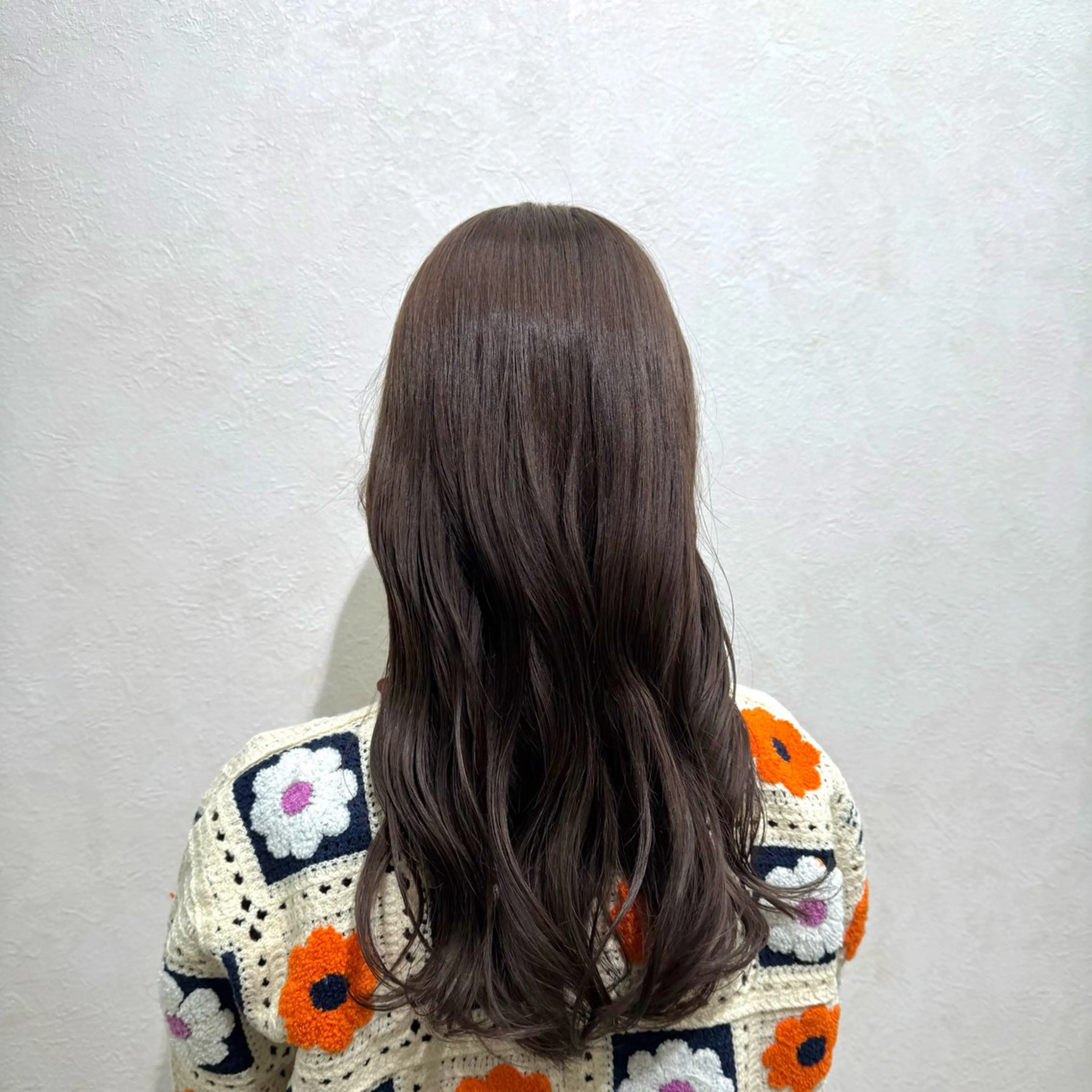 セミロング カラー ブリーチ カット ヘアカラー トリートメント 有田裕真 【ブリーチカラー】のヘアスタイル