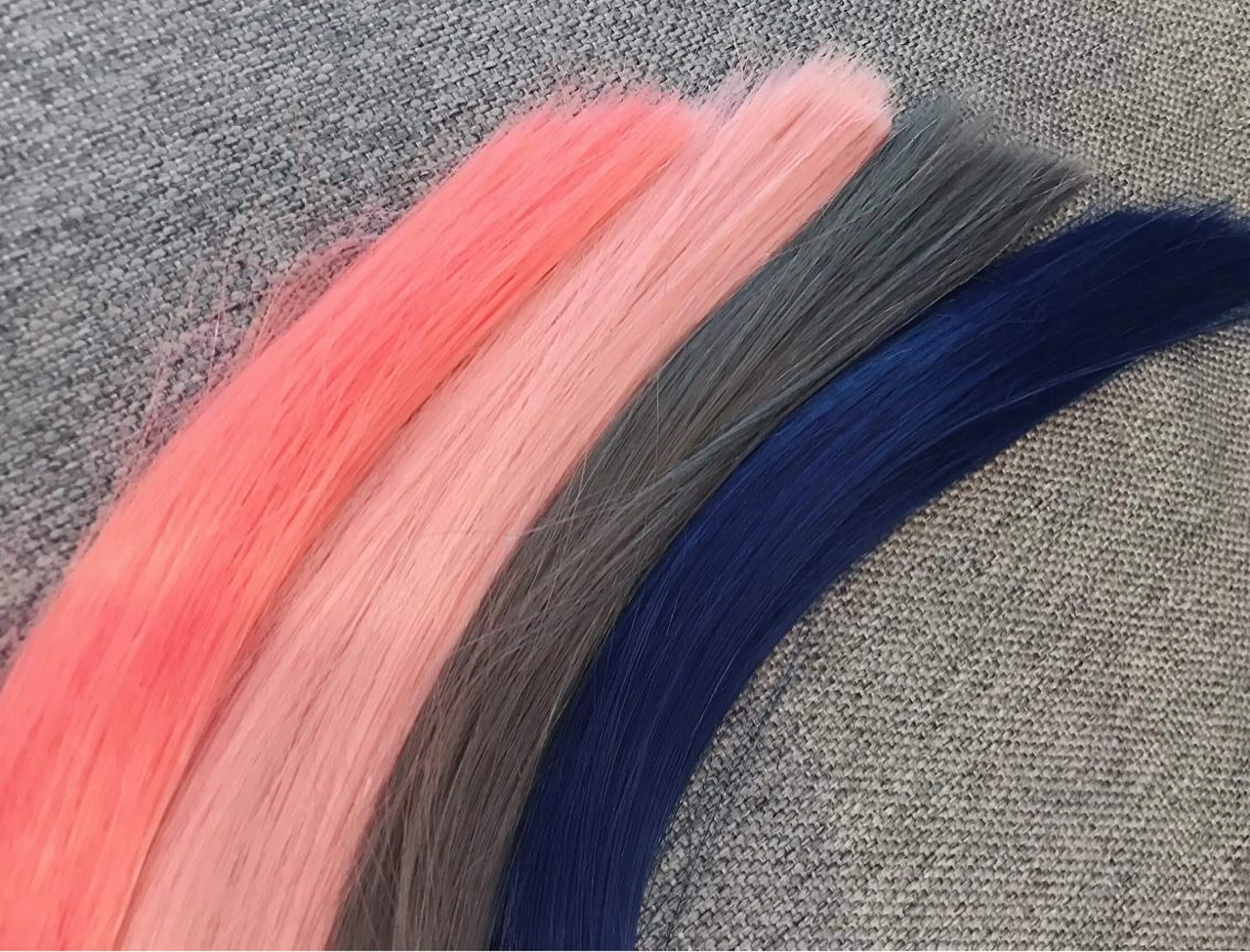 <初回限定>高級人毛使用ヘアエクステ40本の写真