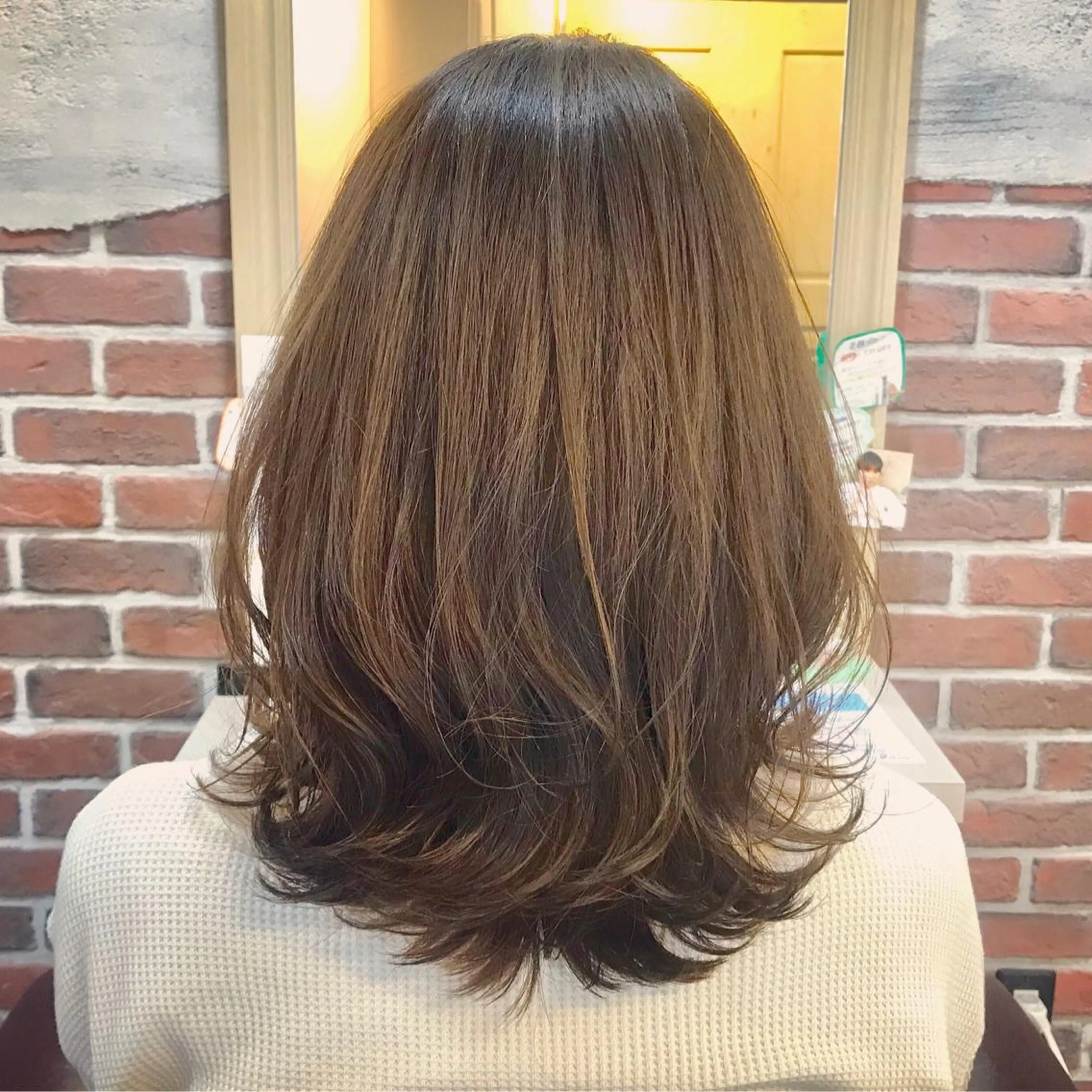 セミロング カラー カット ヘアカラー tocolaso 柏所属・レイヤーカット/ 根本瑠実のヘアスタイル