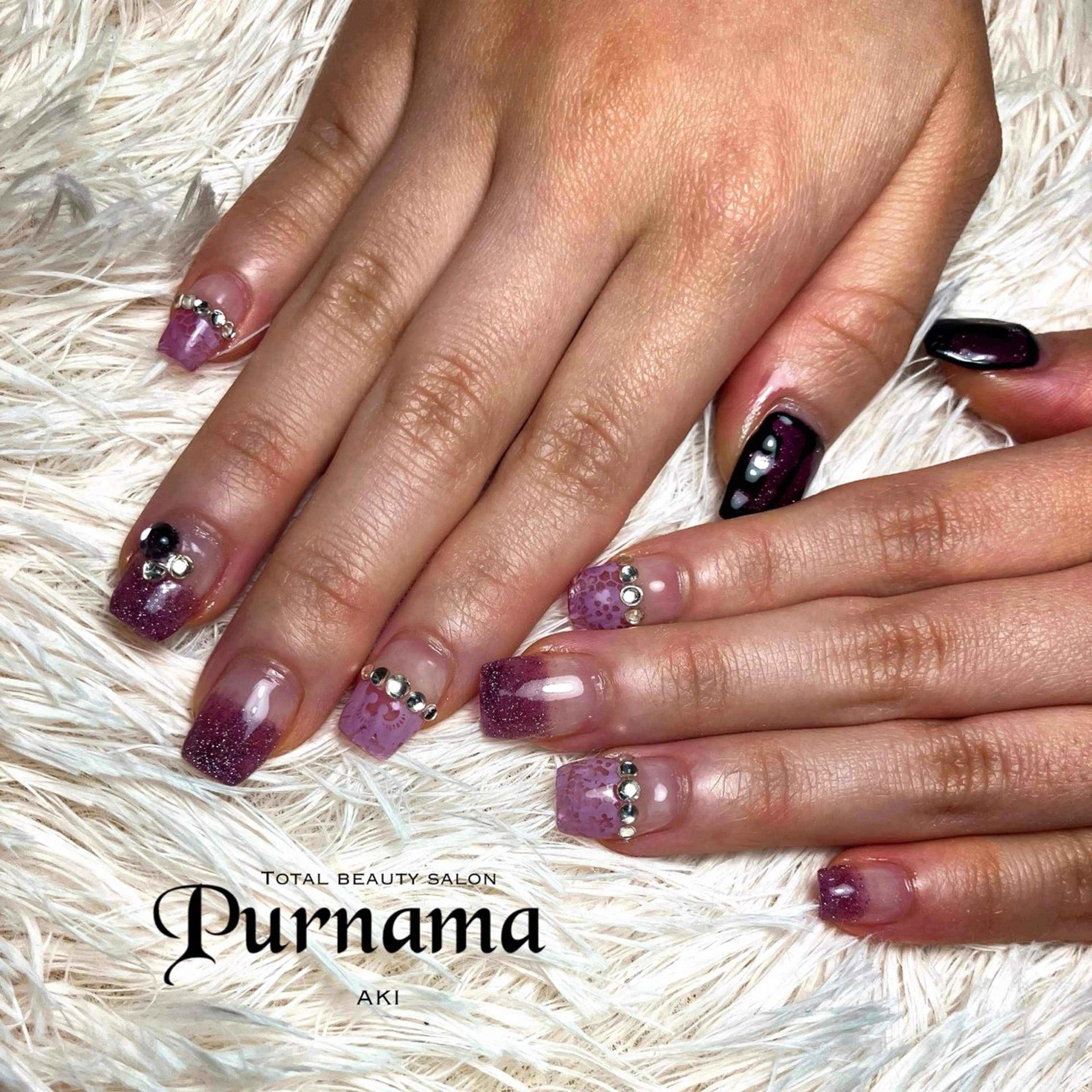 ネイル ハンドネイル Purnama あきのネイルデザイン