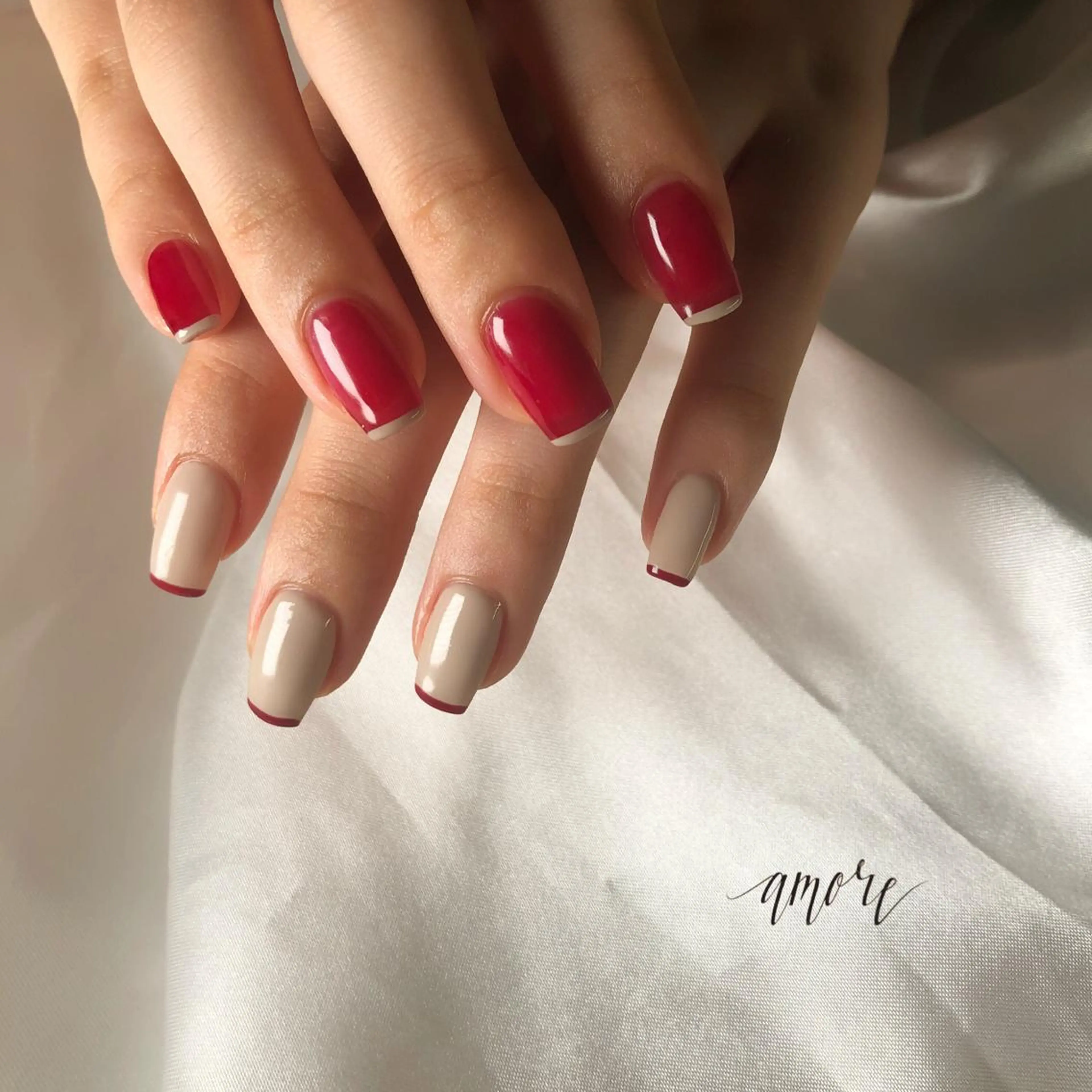 ネイル フレンチネイル ジェルネイル 氷ネイル・うるうるネイル マグネットネイル ミラーネイル You kyehwaのネイルデザイン