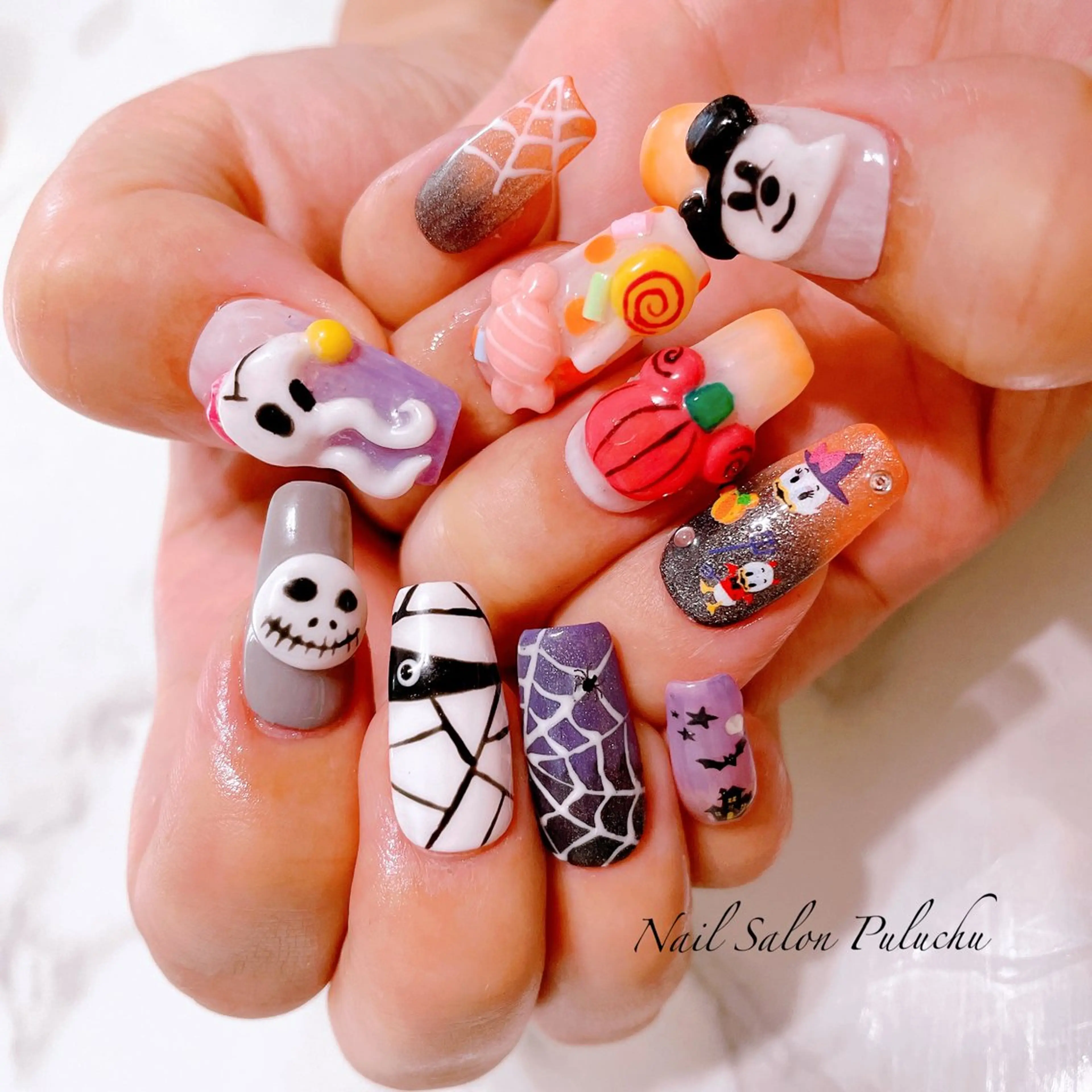 ネイル ハロウィン ♡ puluchu ♡のネイルデザイン