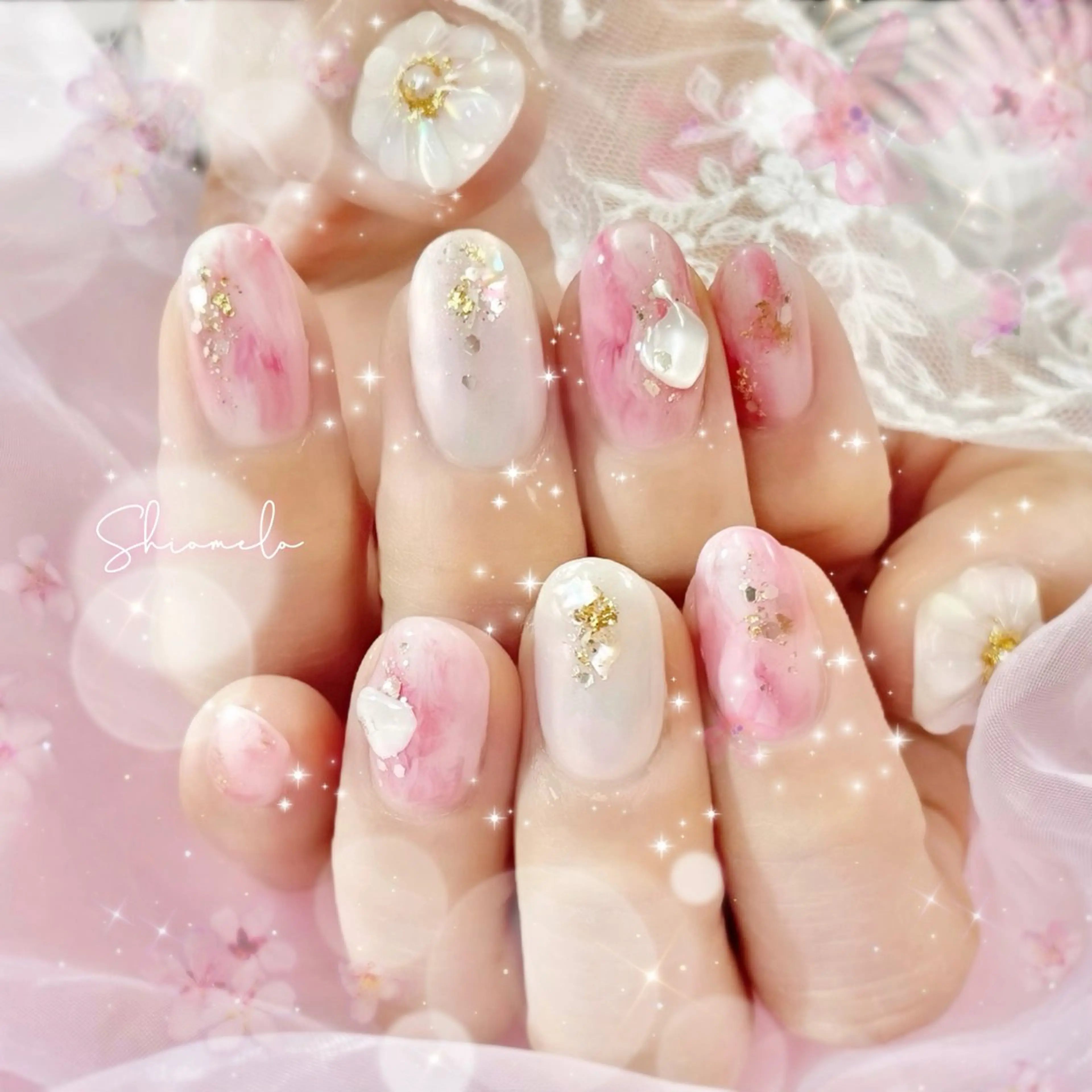 ＊オフ無＊持ち込みデザインOK！60分アートやり放題ジェル9.500円の写真