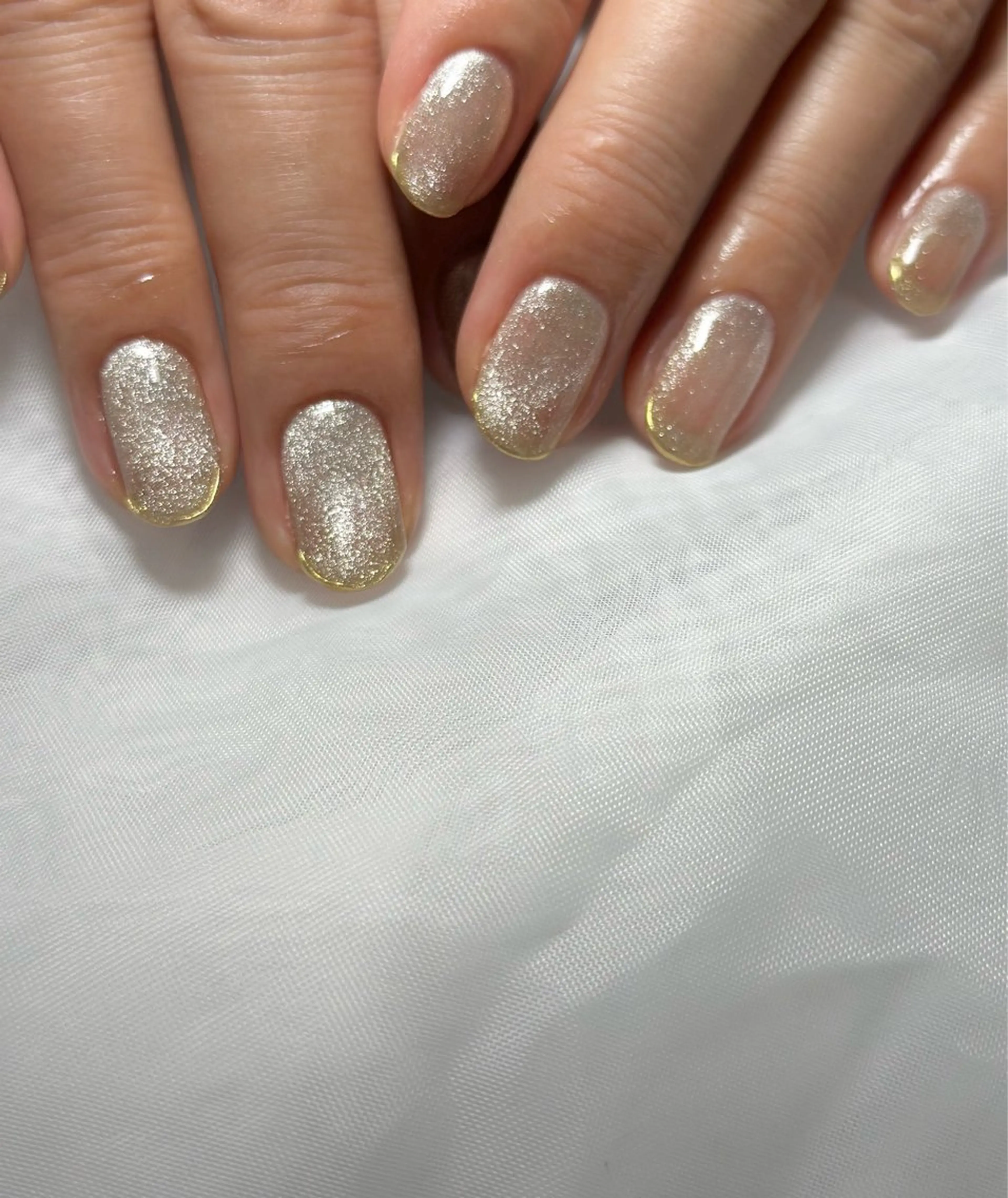 ネイル マグネットネイル ミラーネイル ニュアンスネイル bibiwoo Ayakoのネイルデザイン