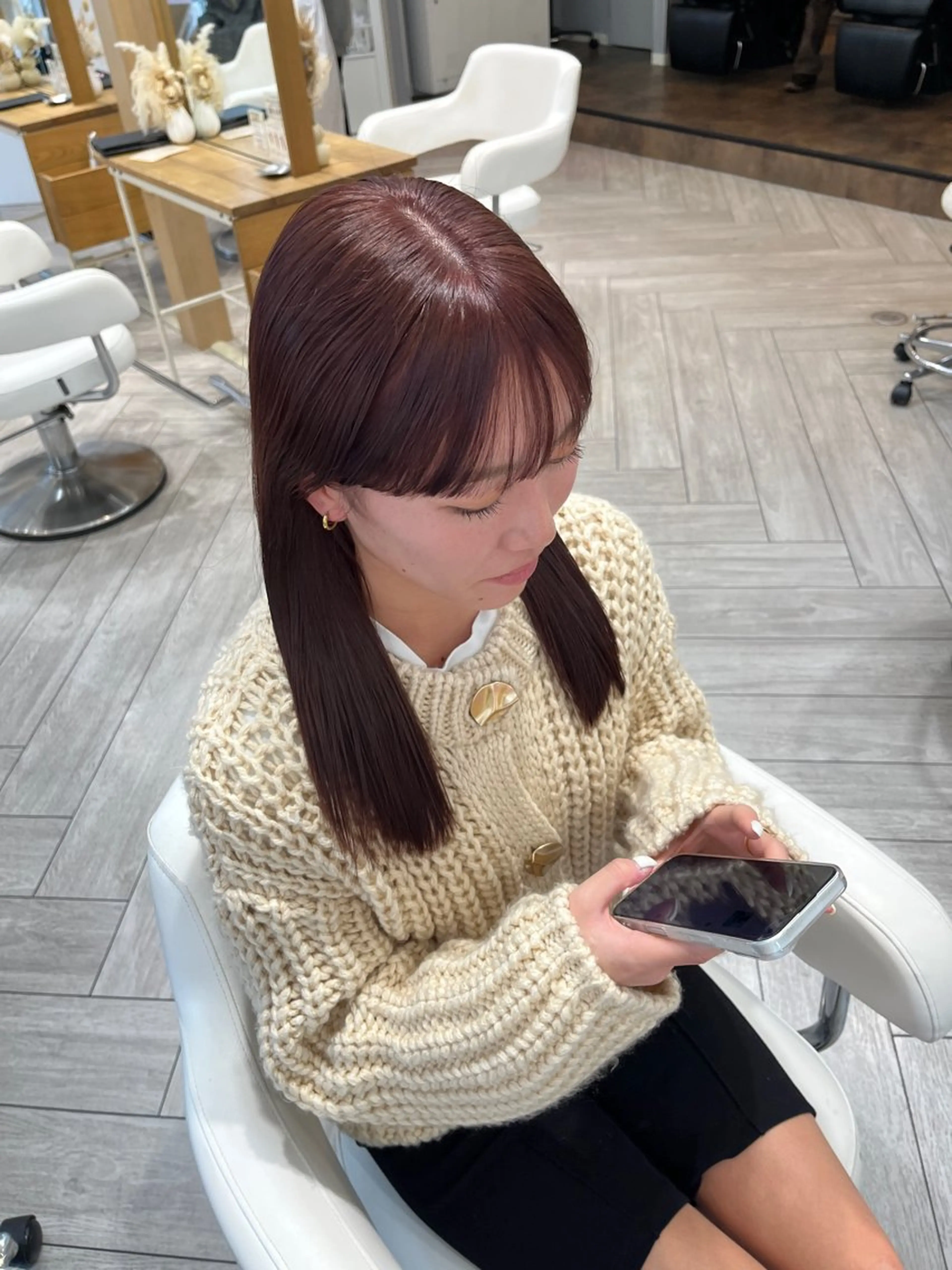 ロング ヘアカラー トリートメント AVANCE. chisatoのヘアスタイル