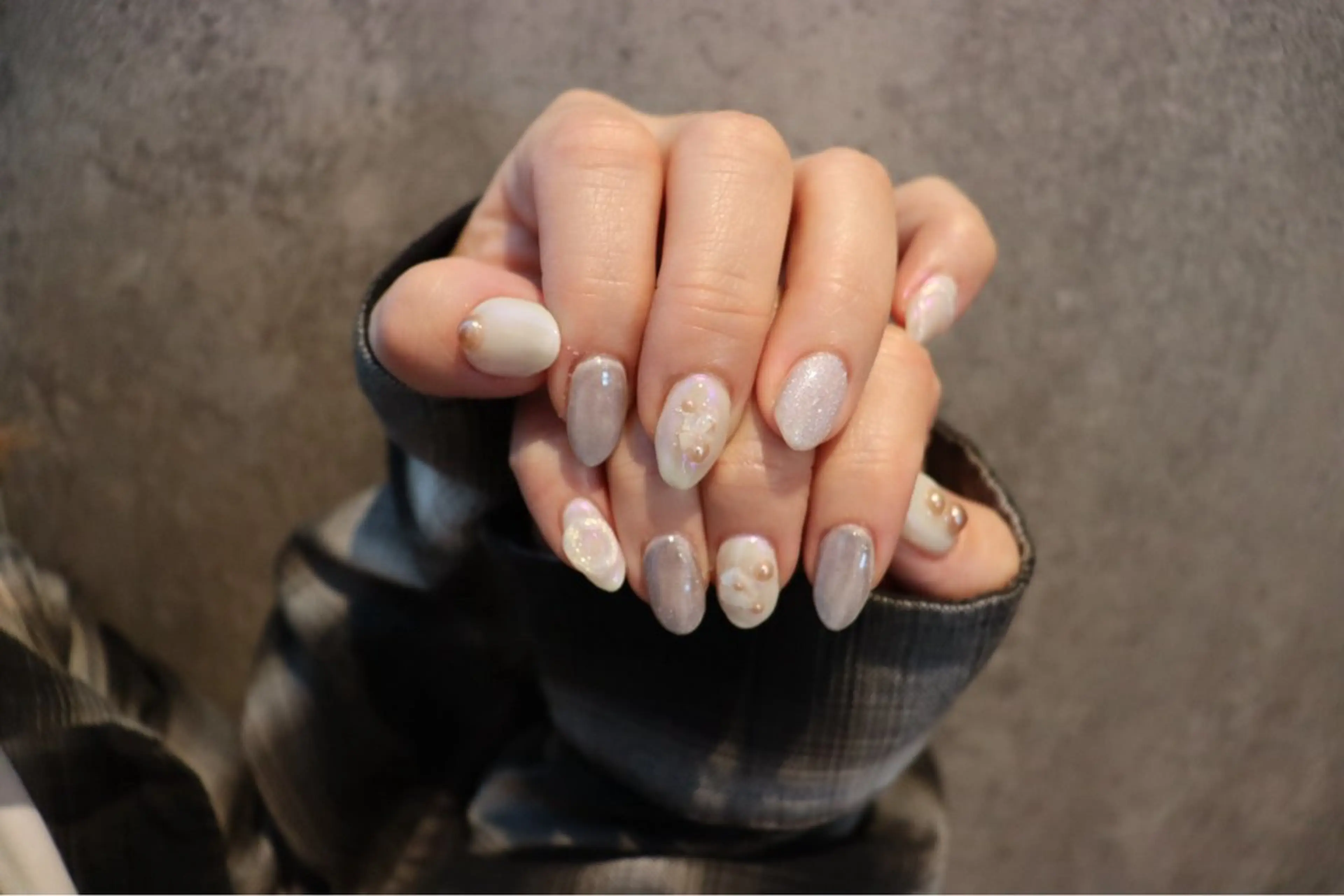 ネイル 入学式 卒業式 春ネイル ハンドネイル 和泉 香織のネイルデザイン