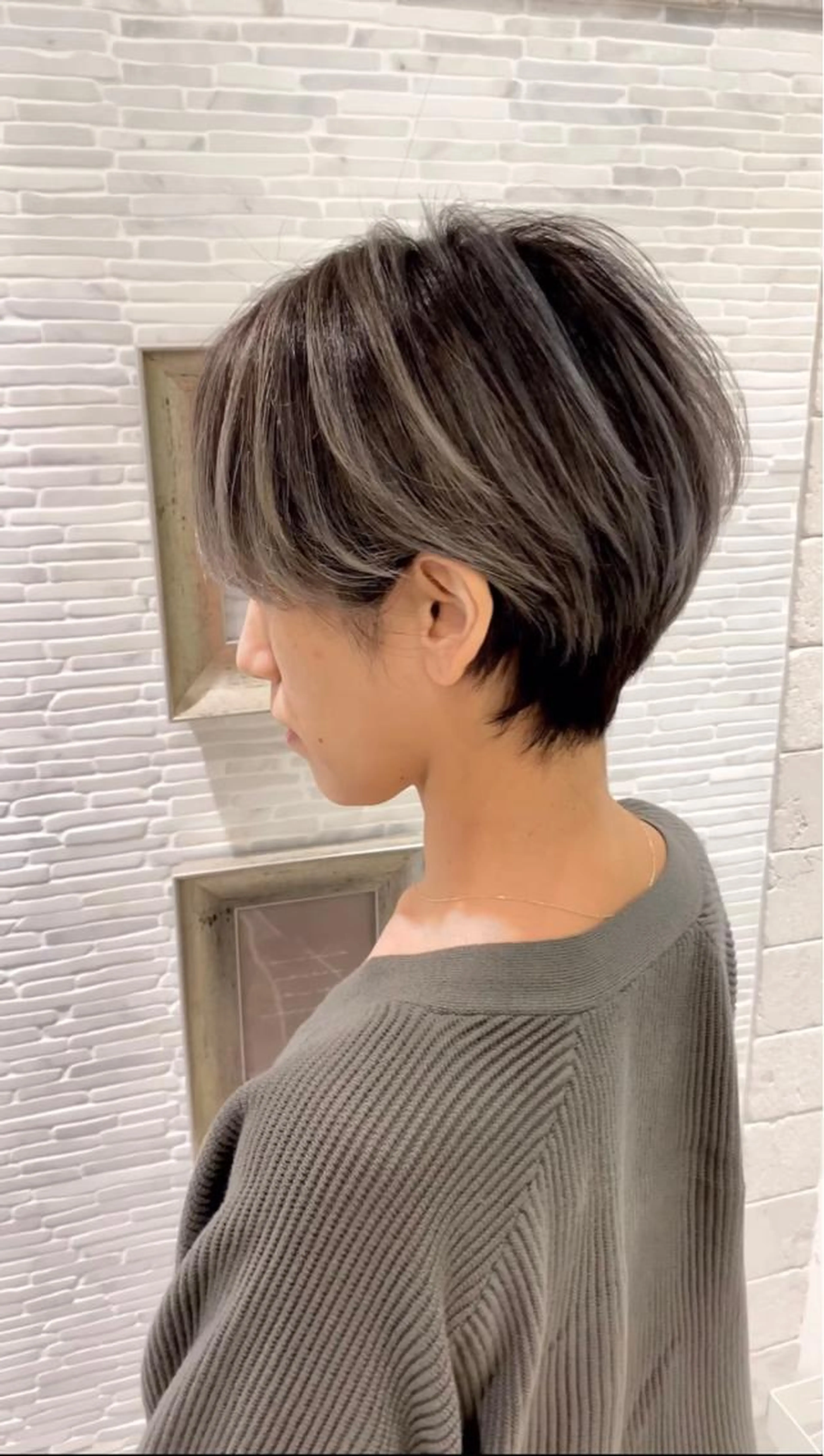 骨格を意識した似合わせカットの写真