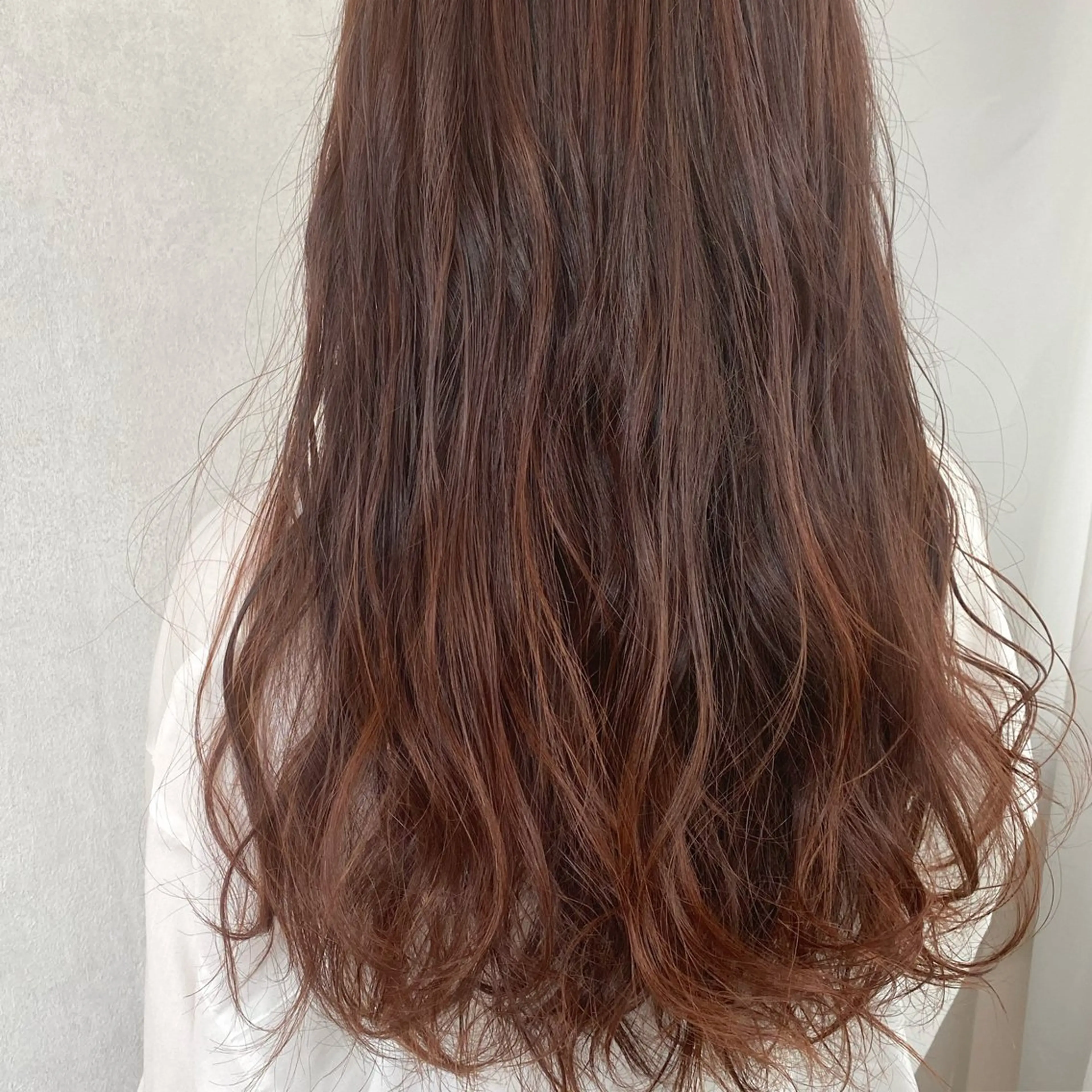 ロング カラー カット パーマ トリートメント 透明感カラー/当日予 約OK🤍〔杉野葵〕のヘアスタイル