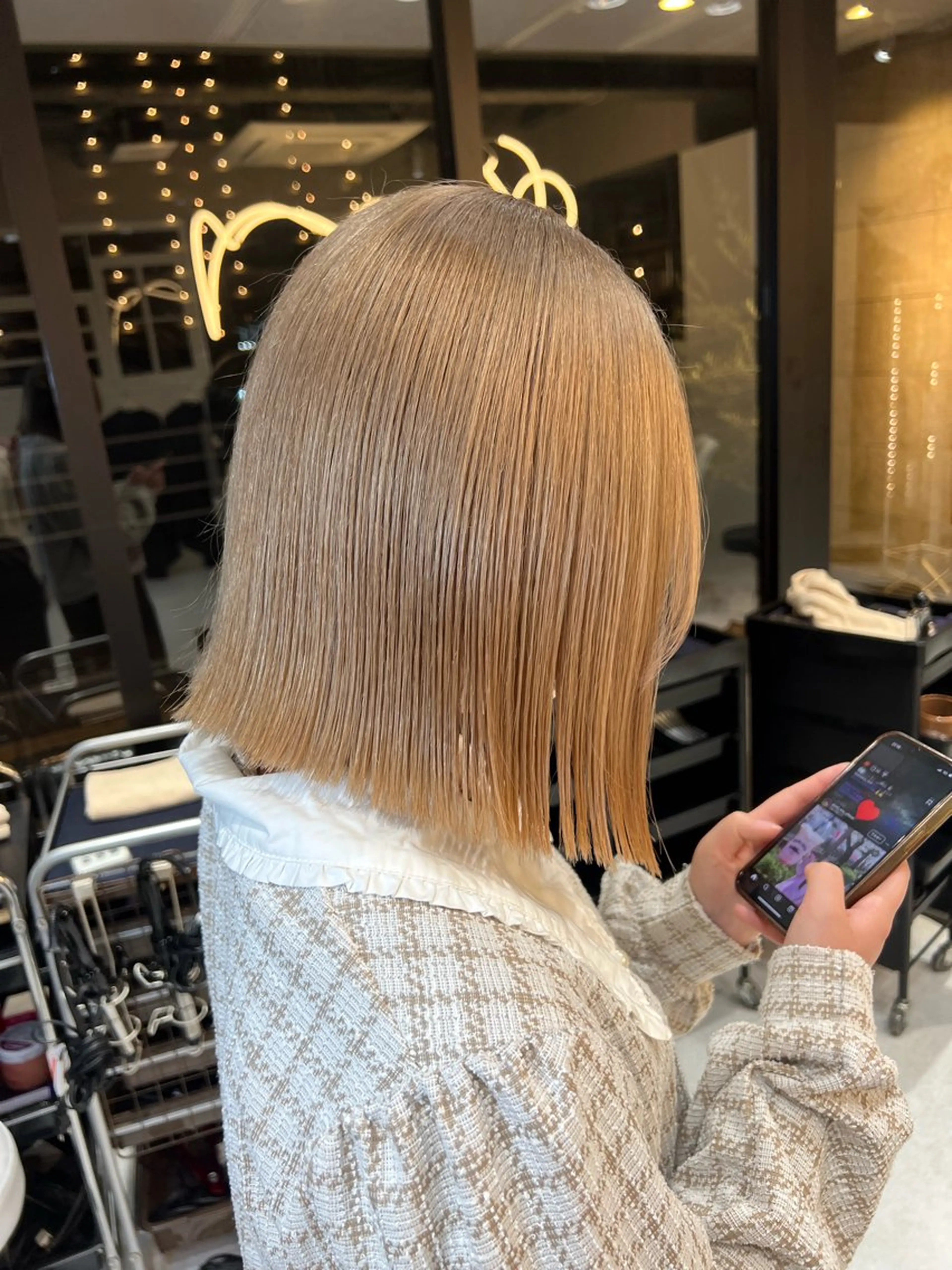 ミディアム カラー 髪屋紬【chu】所属・髪屋紬【chu】 水島 凜華のヘアスタイル