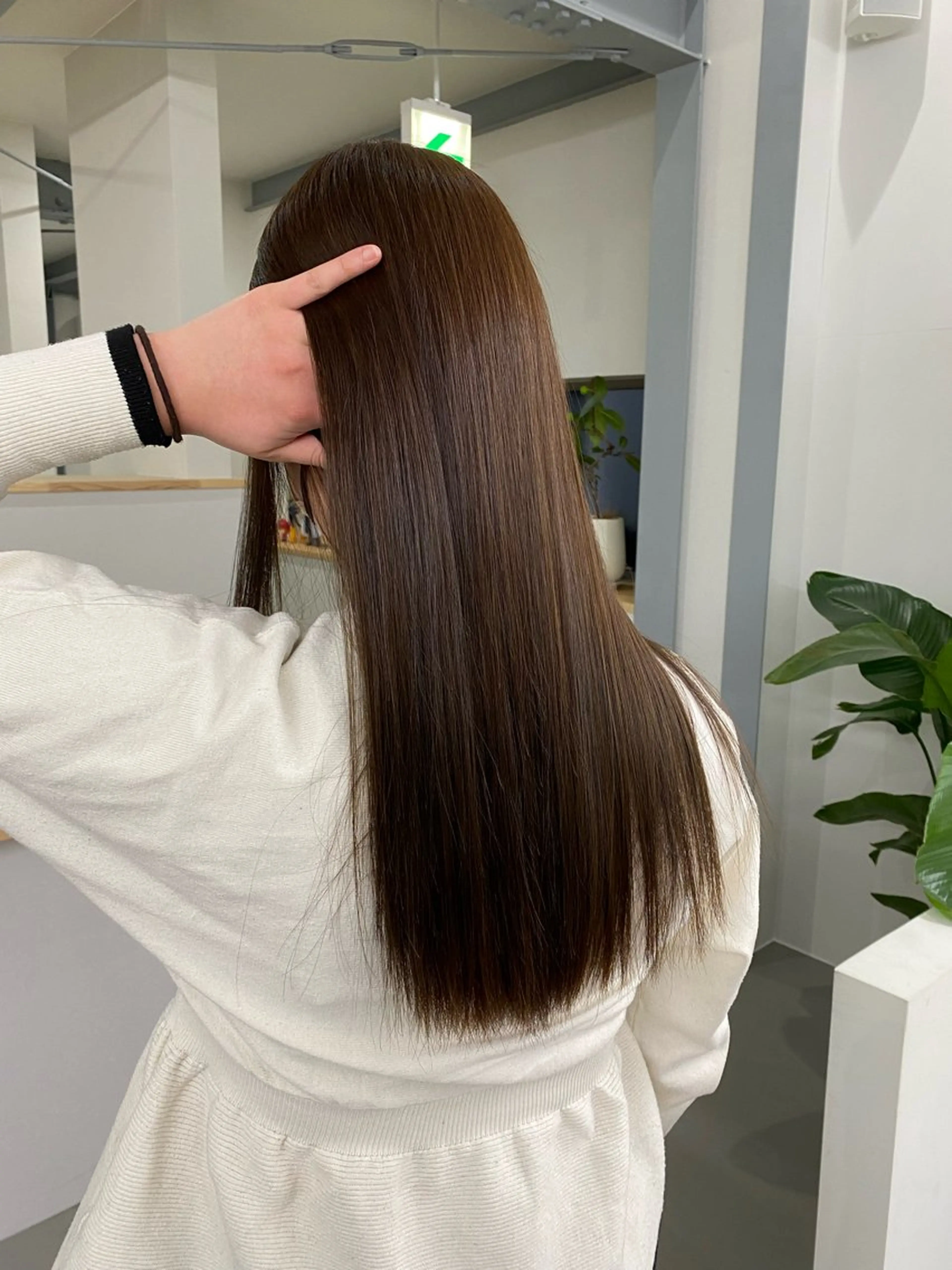 カラー ブラウンカラー fab.所属・檜 果歩のヘアスタイル