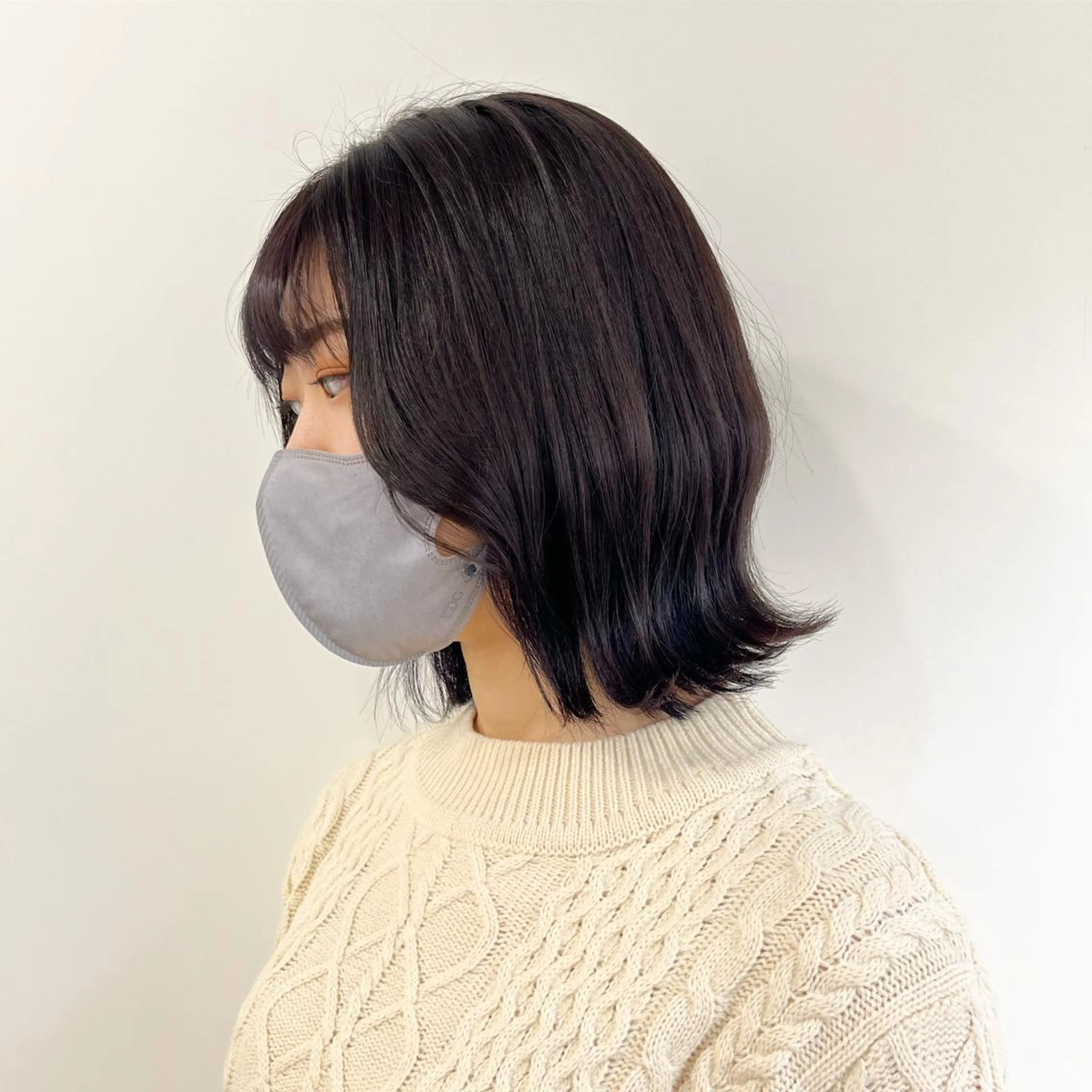 ミディアム カラー グレージュ ラベンダーカラー ラベンダーグレージュ ラベンダーグレー HIROKO / 透明感暖色カラー🎀のヘアスタイル