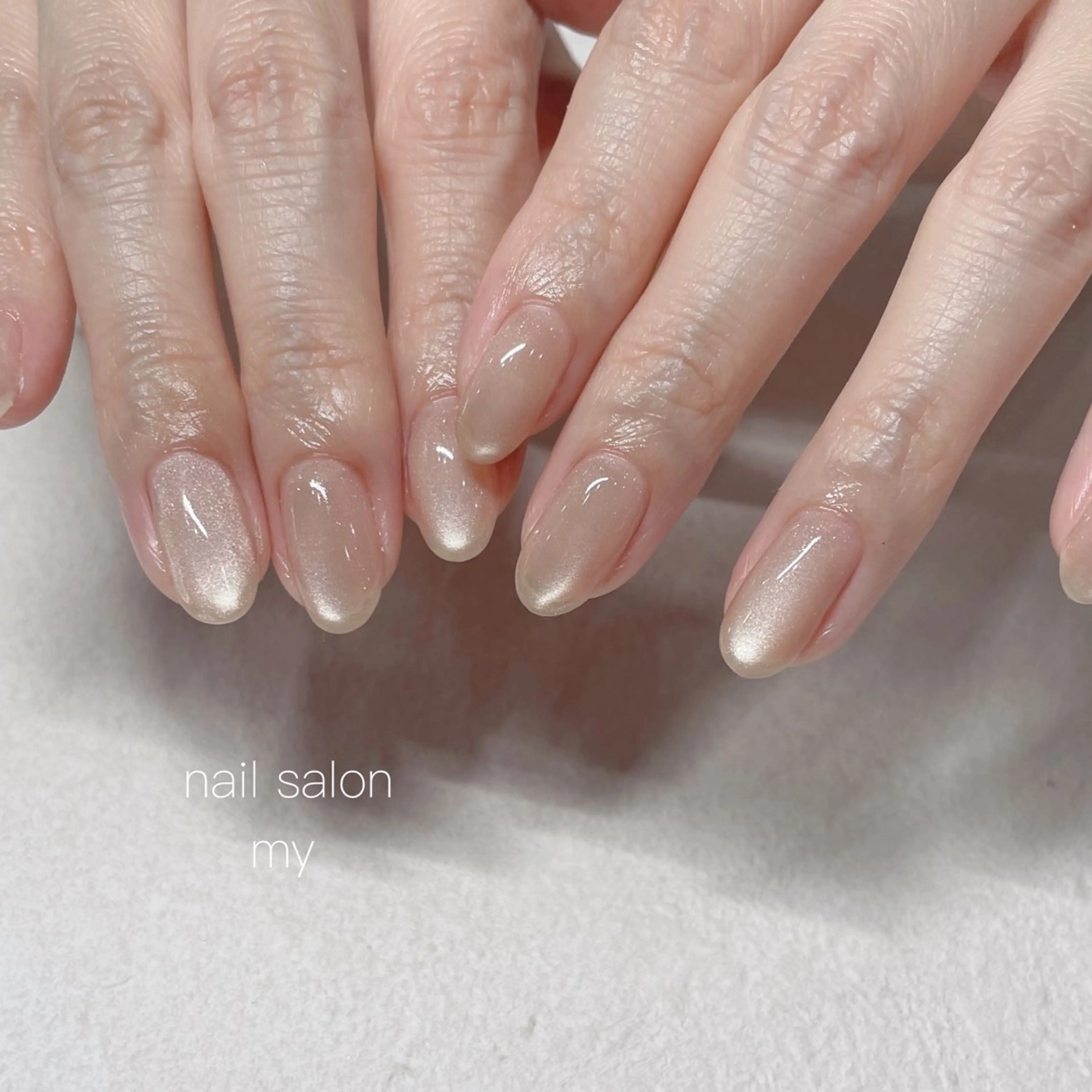 ネイル 韓国ネイル ニュアンスネイル ワンホンネイル Nail salon MY所属・NailSalon MYのネイルデザイン