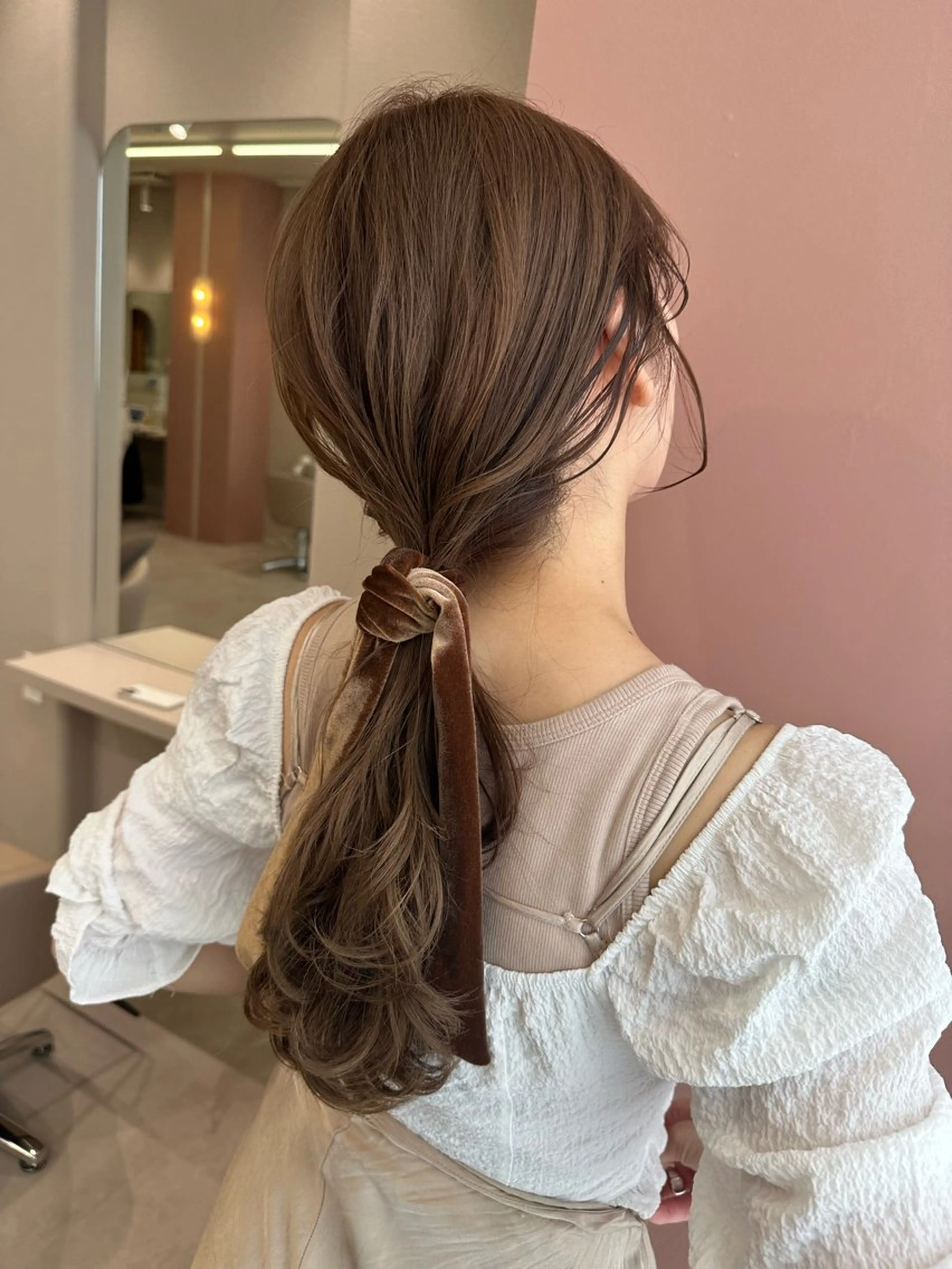 ロング MIYU 原宿 透明感カラーのヘアスタイル