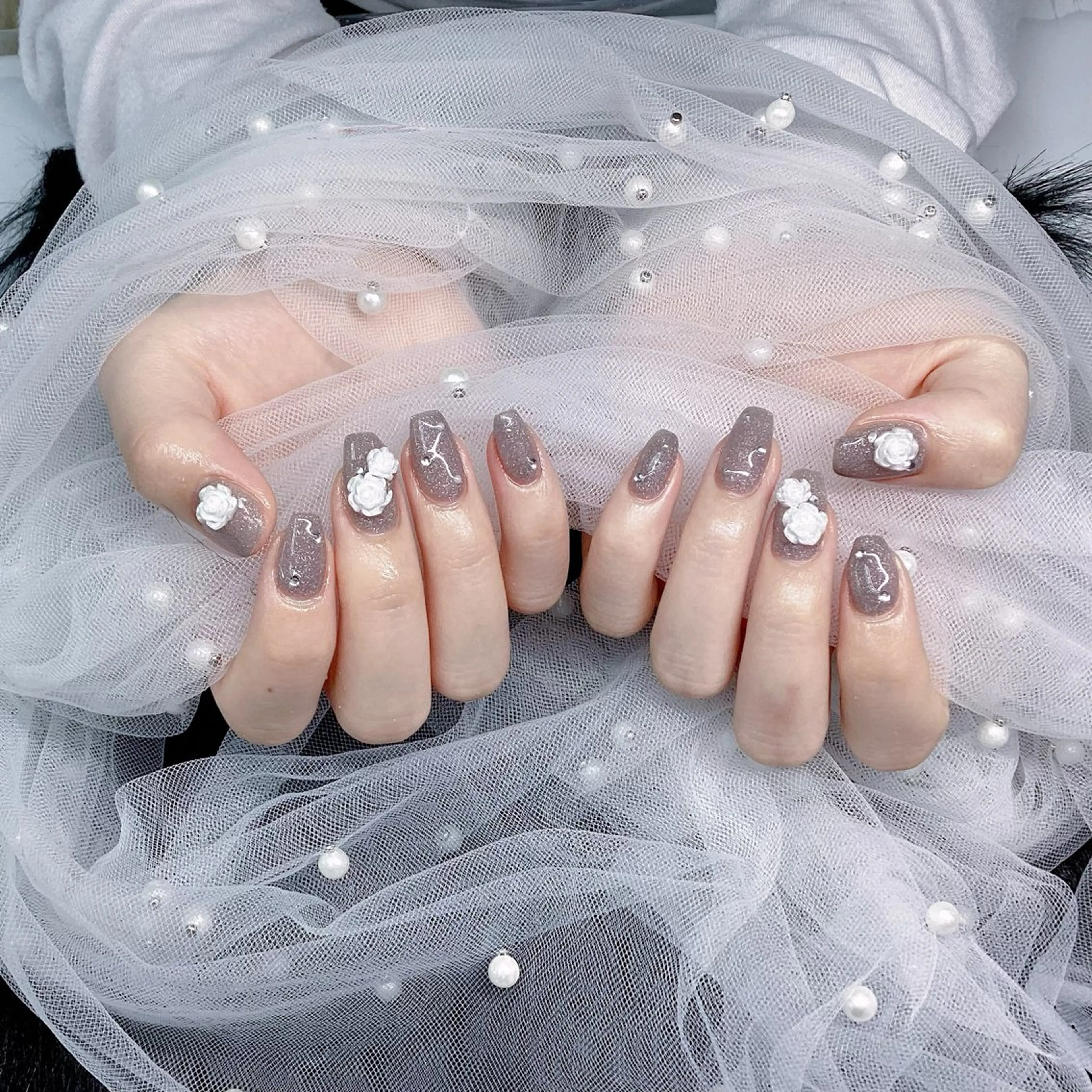 ネイル パーツ全部¥110 サロンミミのネイルデザイン