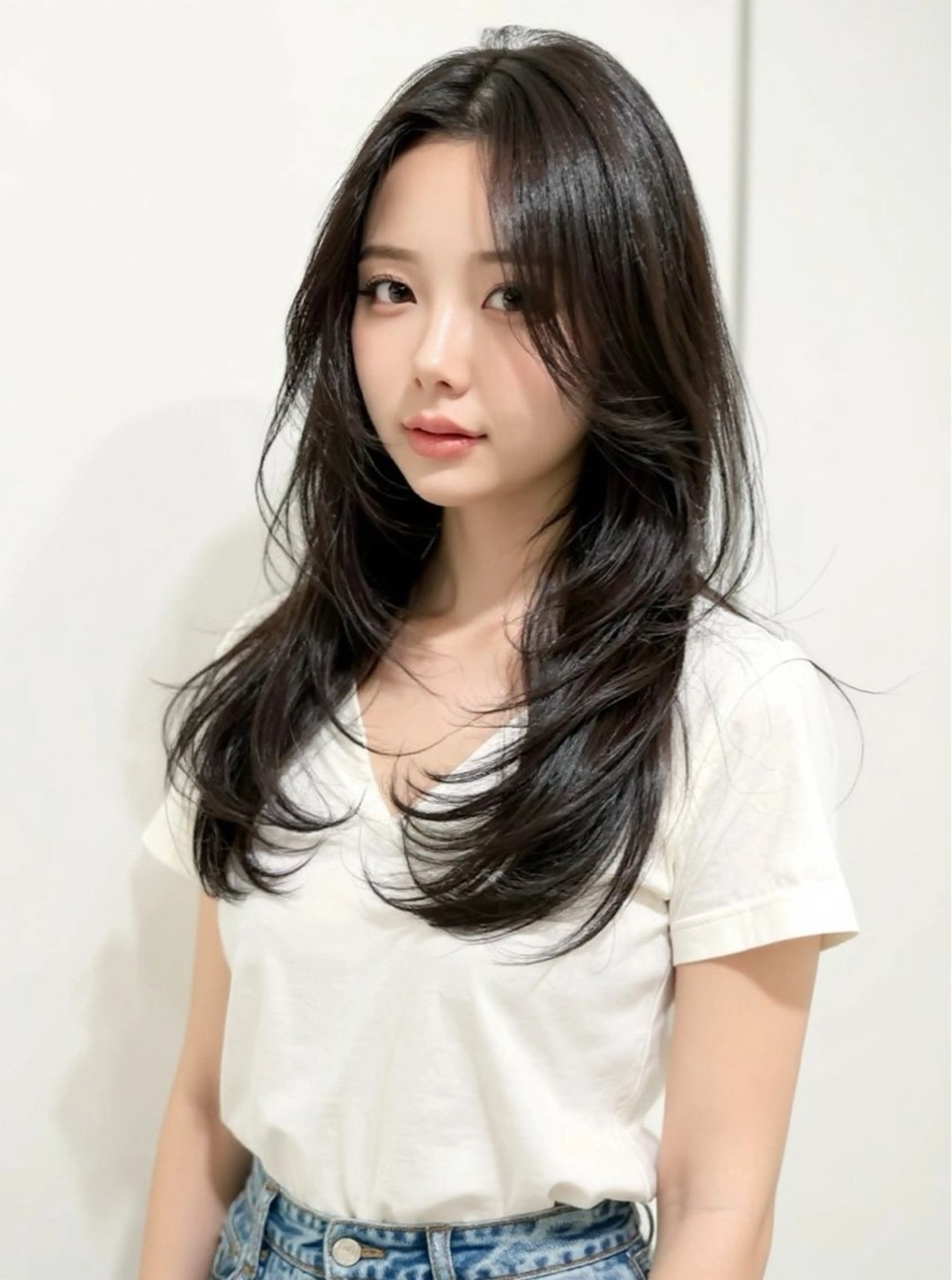 ロング パーマ 縮毛矯正 ストレートパーマ カット 縮毛矯正 トリートメント nex  the salon vlow所属・美髪矯正特化美容師✨ あんりのヘアスタイル