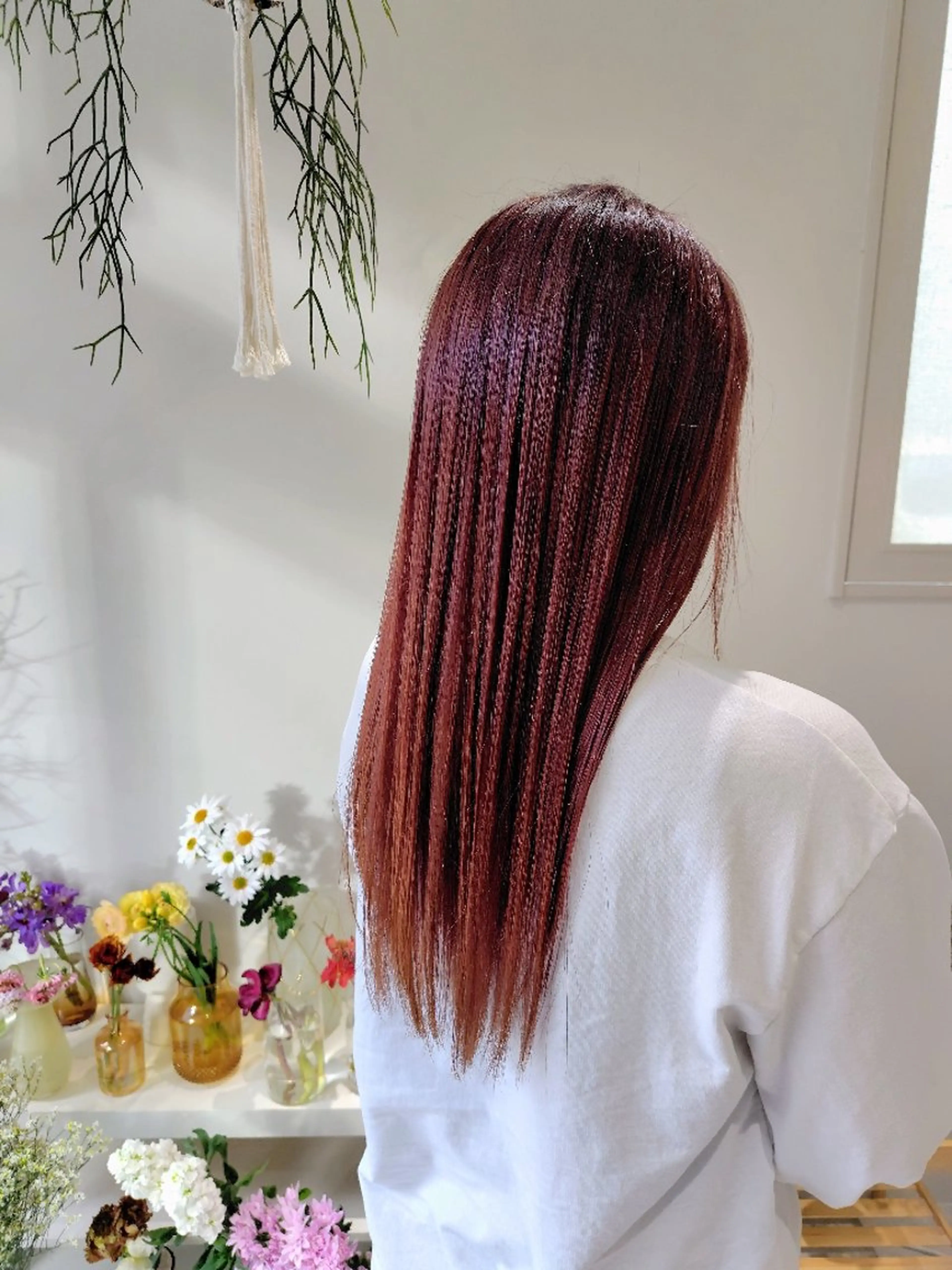 ロング ヘアカラー トリートメント 🌸花屋併設🌸石垣 友基のヘアスタイル