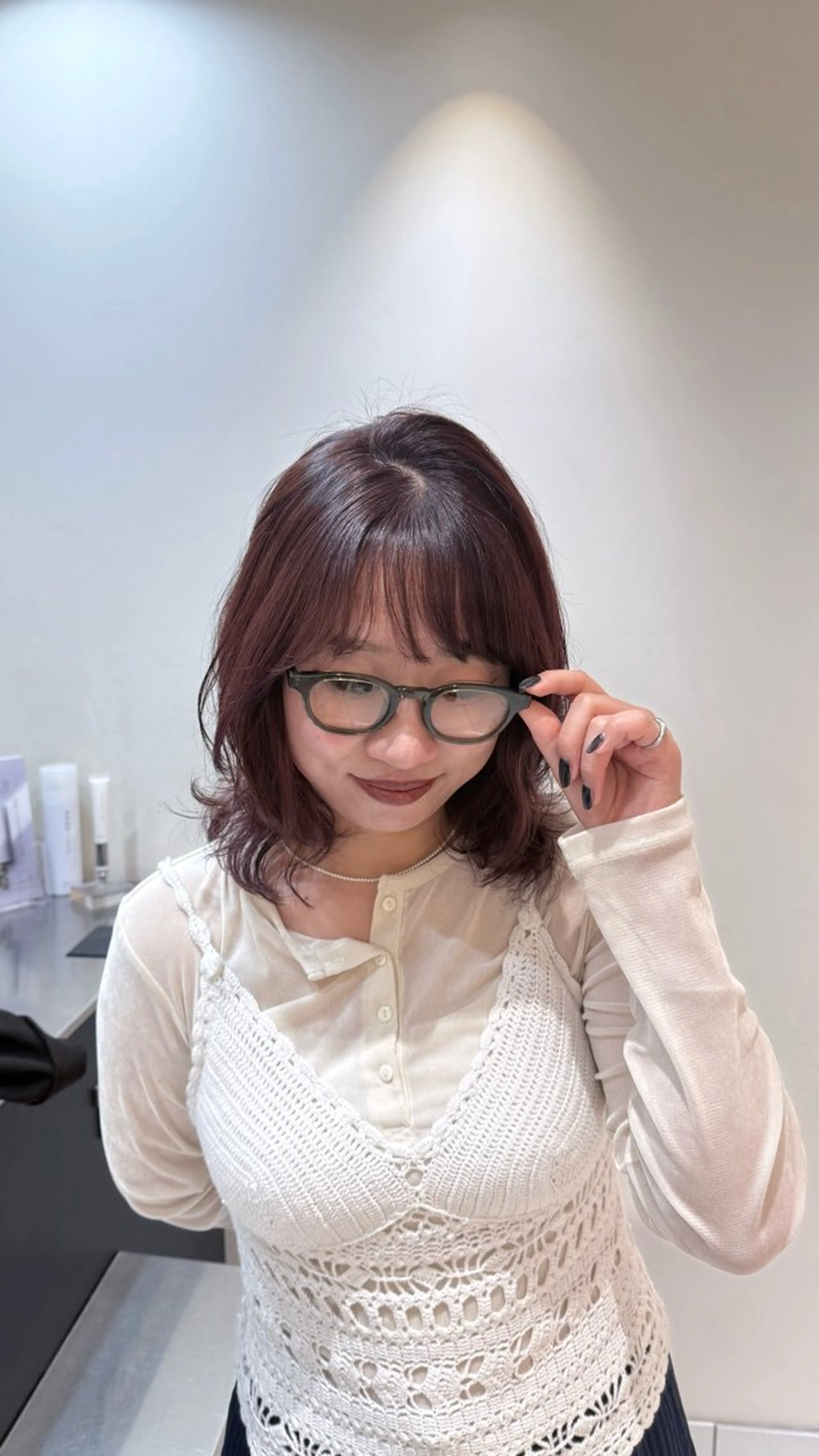 ミディアム カラー パーマ TONI&GUY天神所属・akari / ミディアムパーマのヘアスタイル