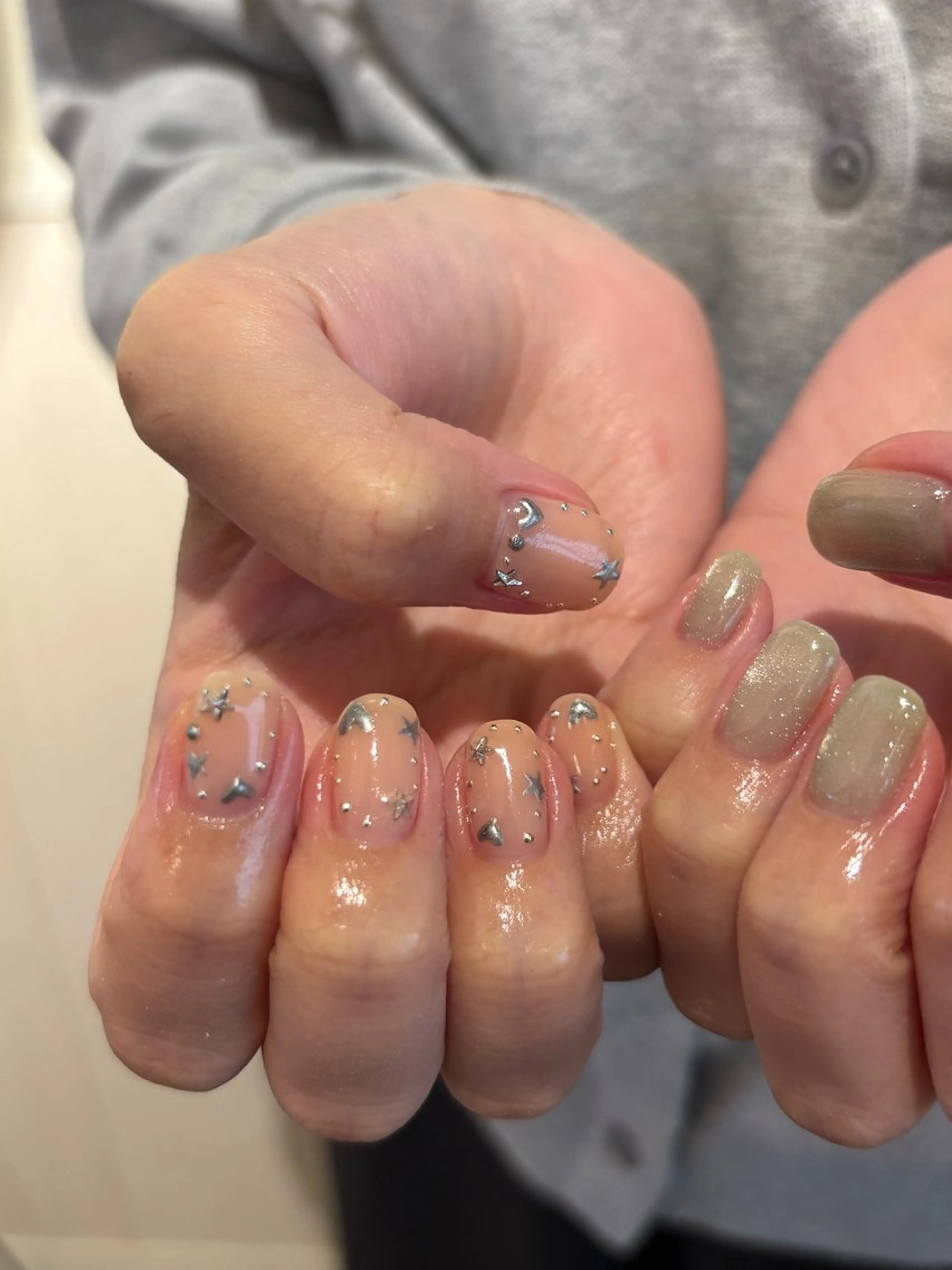 パラジェル使用♡オフなしシンプル持ち込みデザインの写真