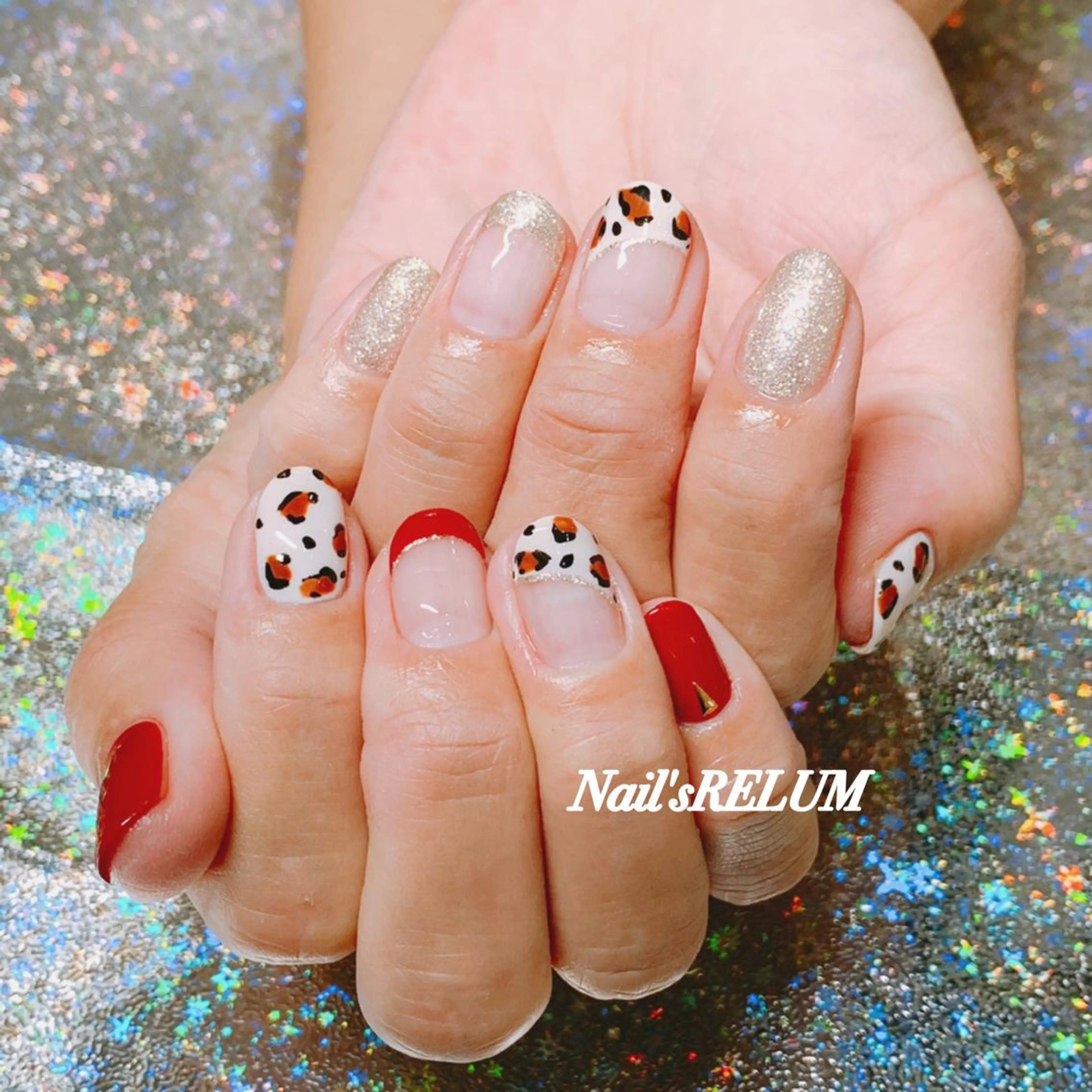 ネイル アートネイル フレンチネイル THECOLORS所属・近貞 莉奈のネイルデザイン