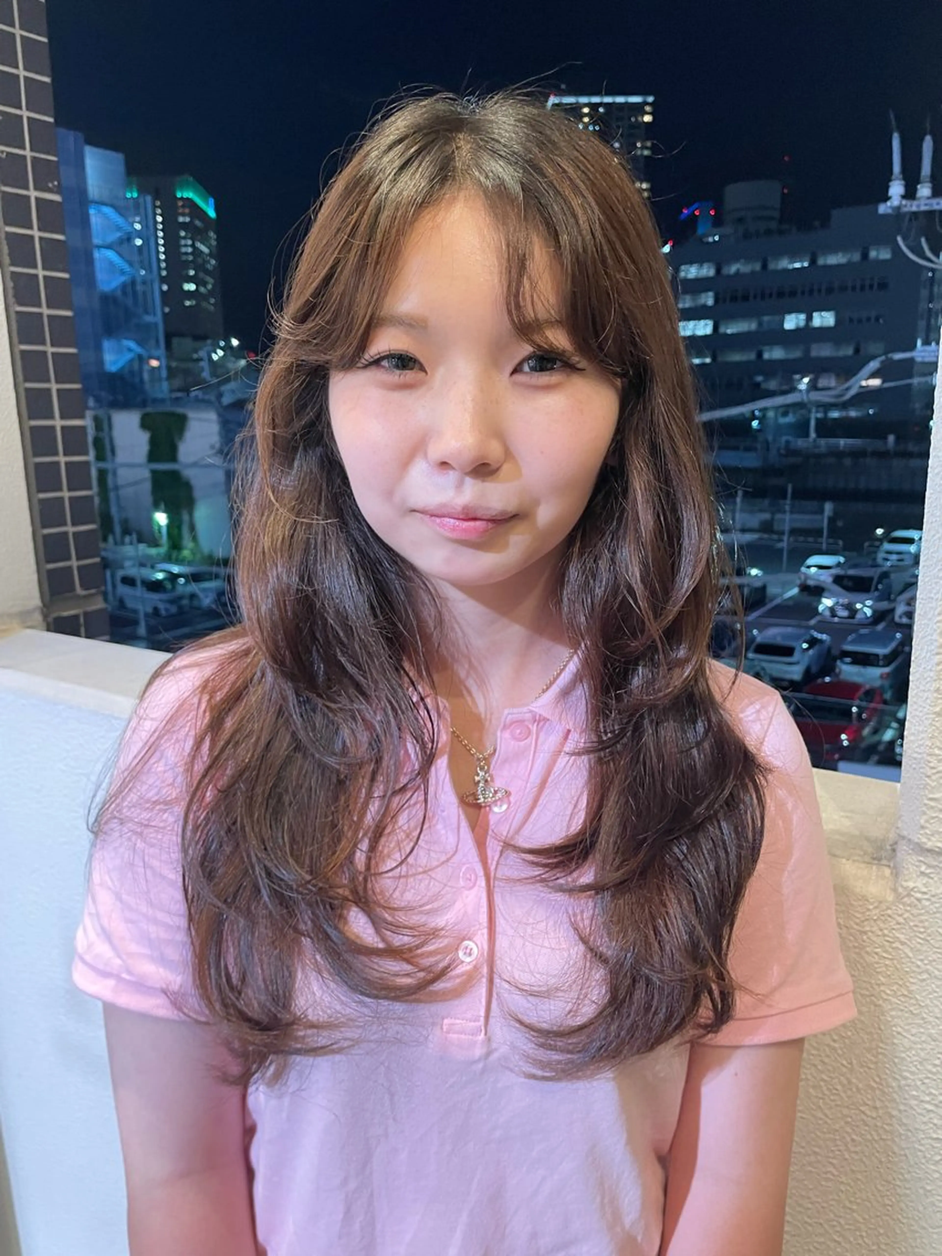 ロング カット Toiro 横浜所属・🎀レイヤー/パーマ カラー/ai🎀のヘアスタイル