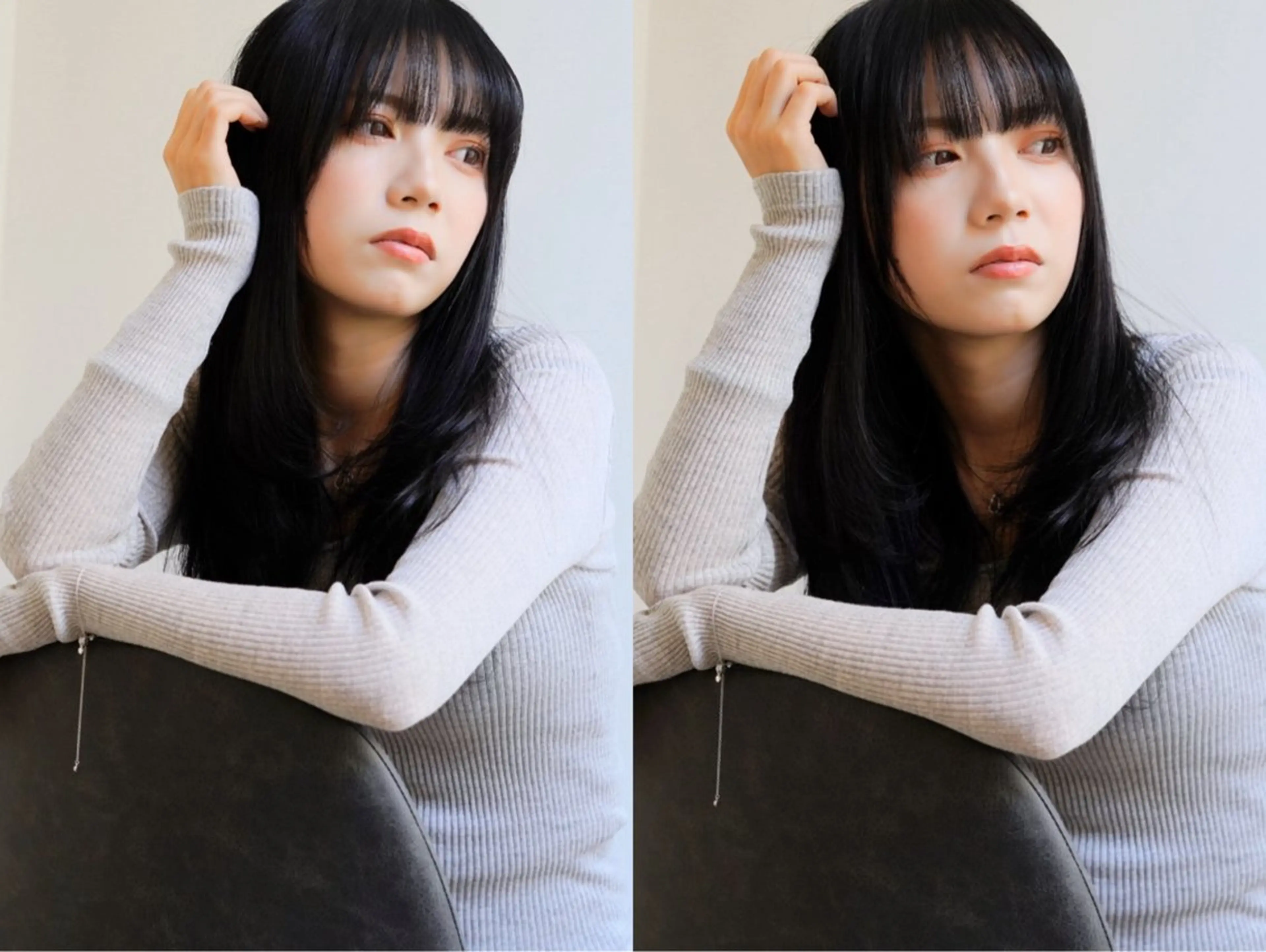 セミロング 髪質改善 カット 縮毛矯正 Deseo 髪質改善 店長🫧ダイトのヘアスタイル