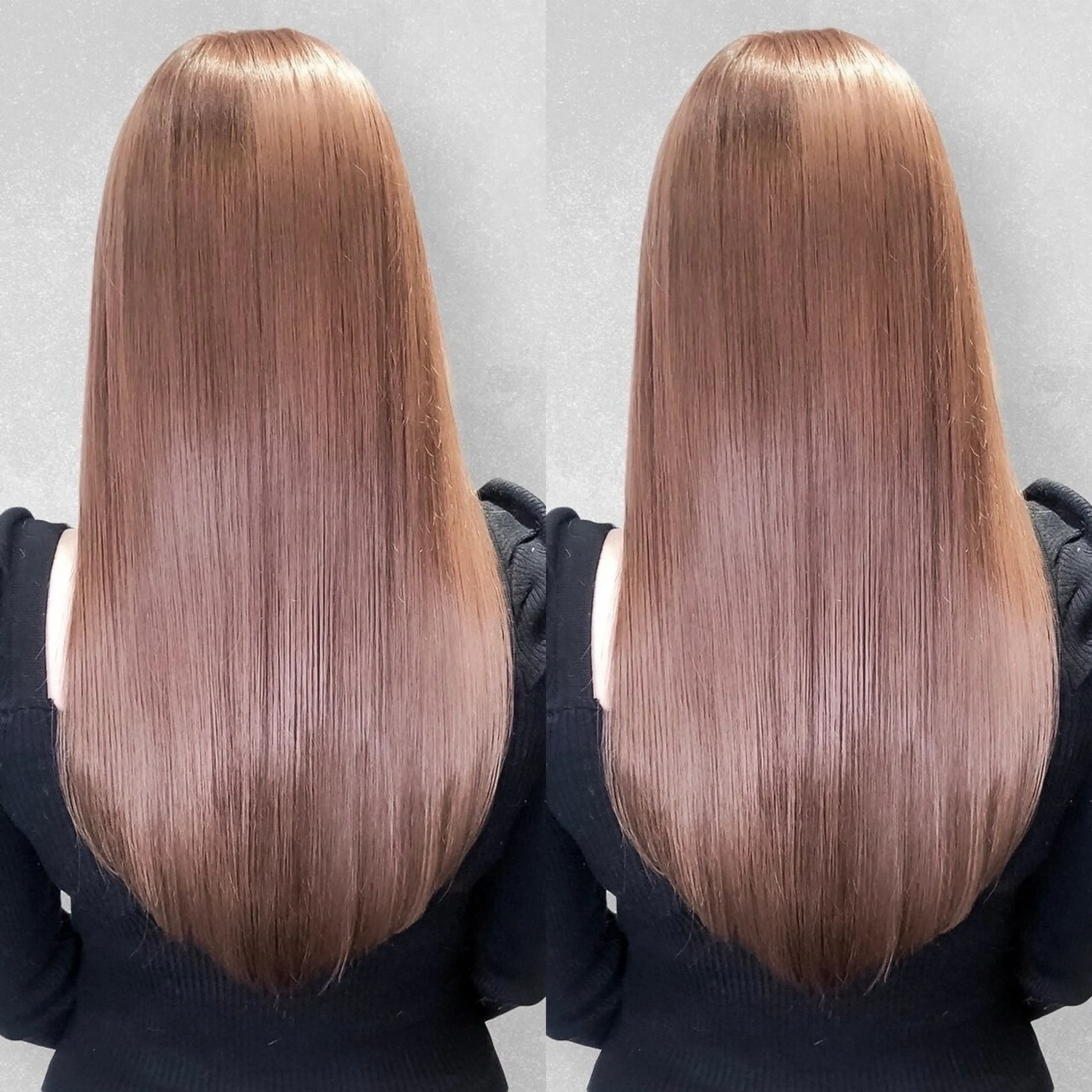 【暖色ハイトーン❤️】ブリーチ+ケアカラー+2stepトリートメントの写真