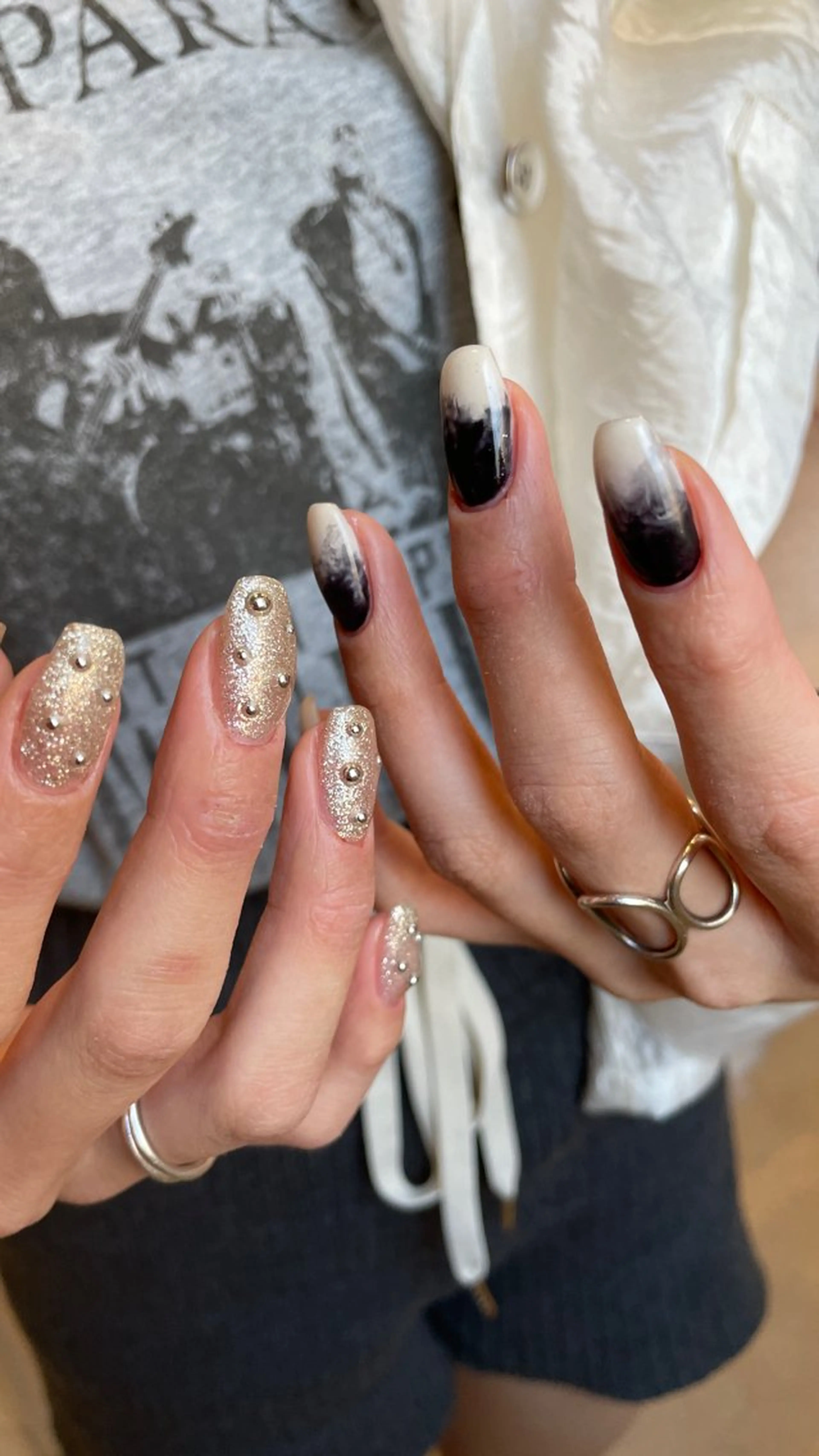 アシメデザインの写真