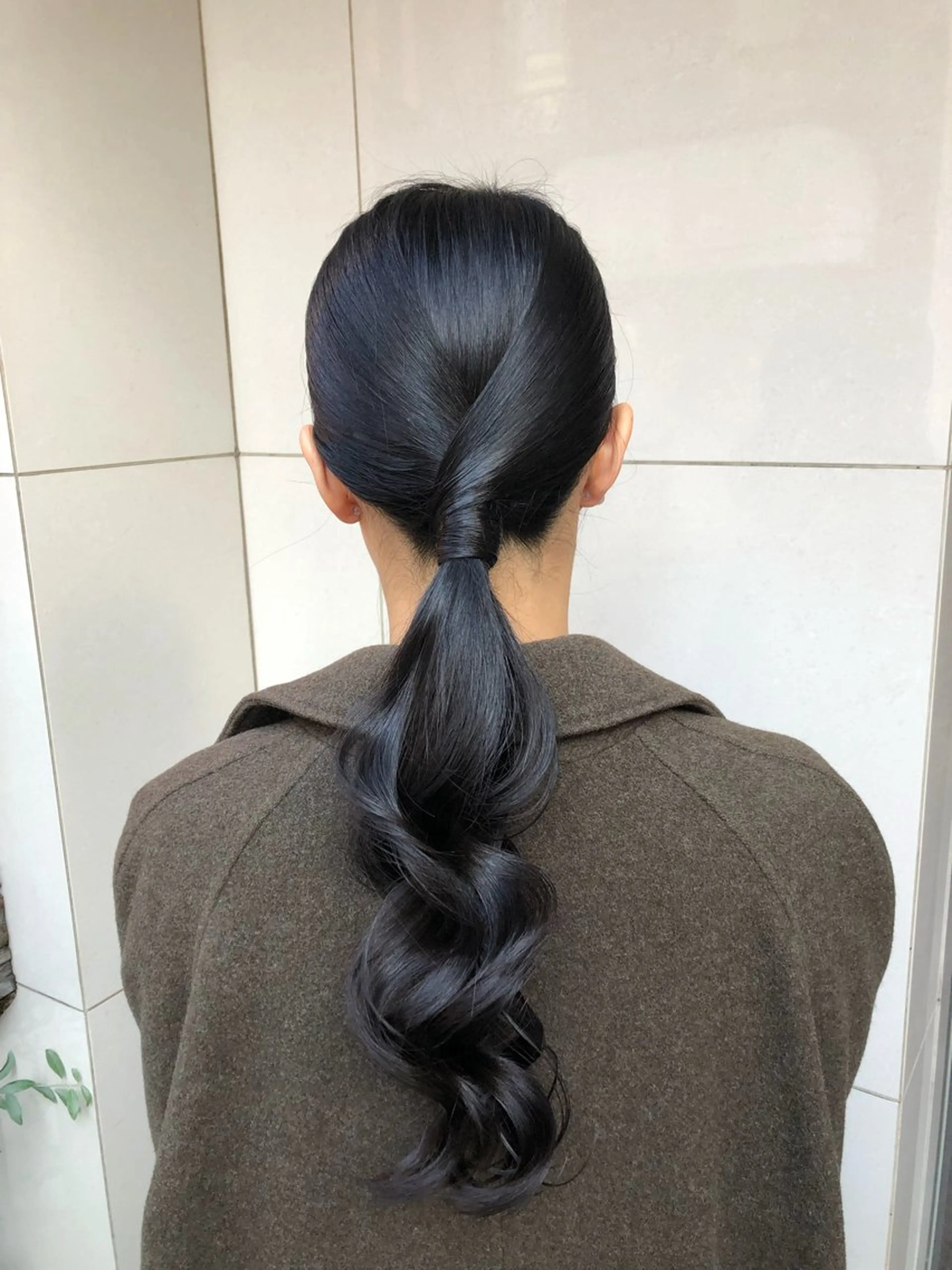 ヘアアレンジ ポニーテール ヘアセット WAWA miu🌷のヘアスタイル