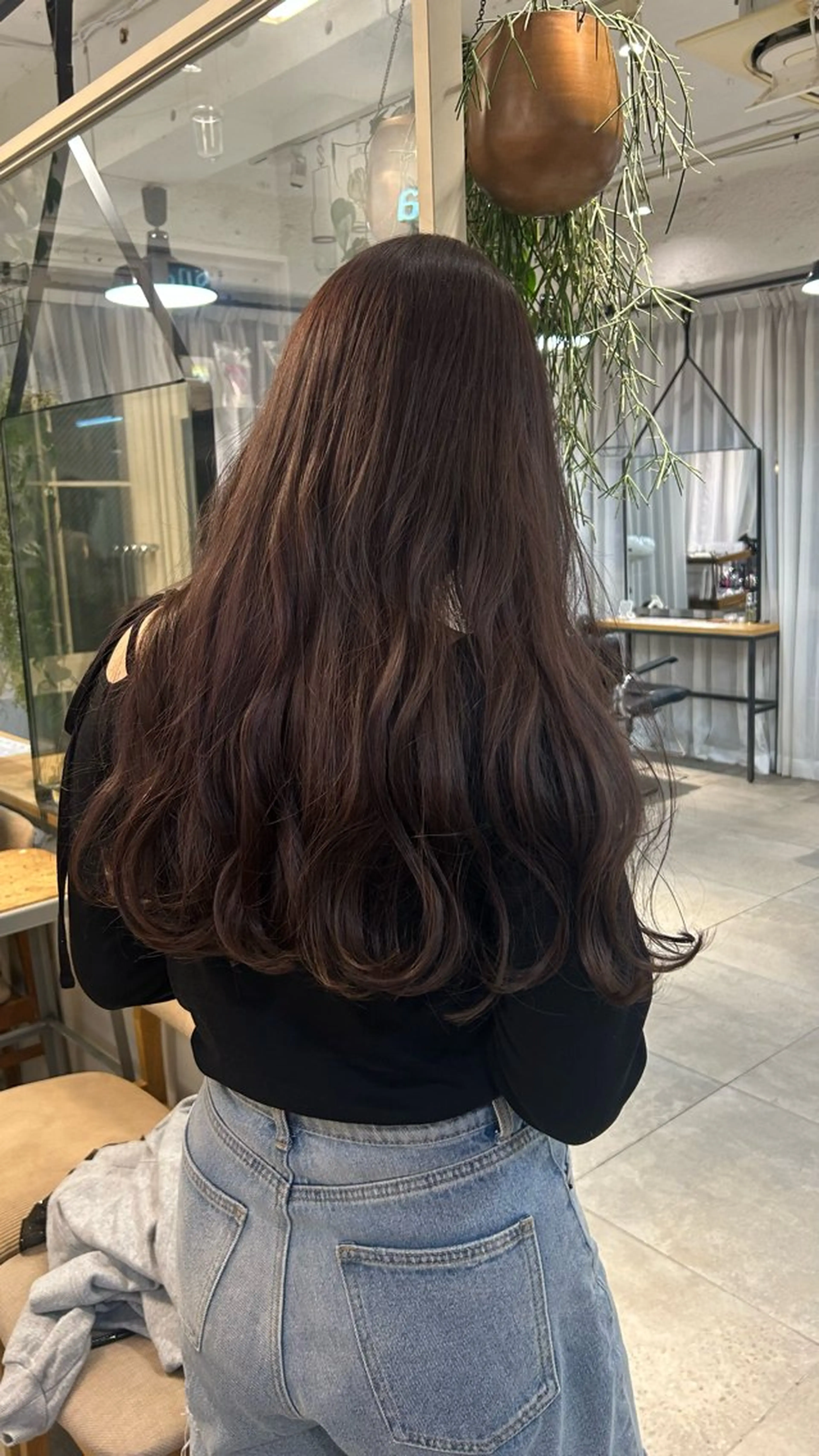 ロング カラー ヘアカラー トリートメント じゅわっと暖色カラー 🍊Moemiのヘアスタイル