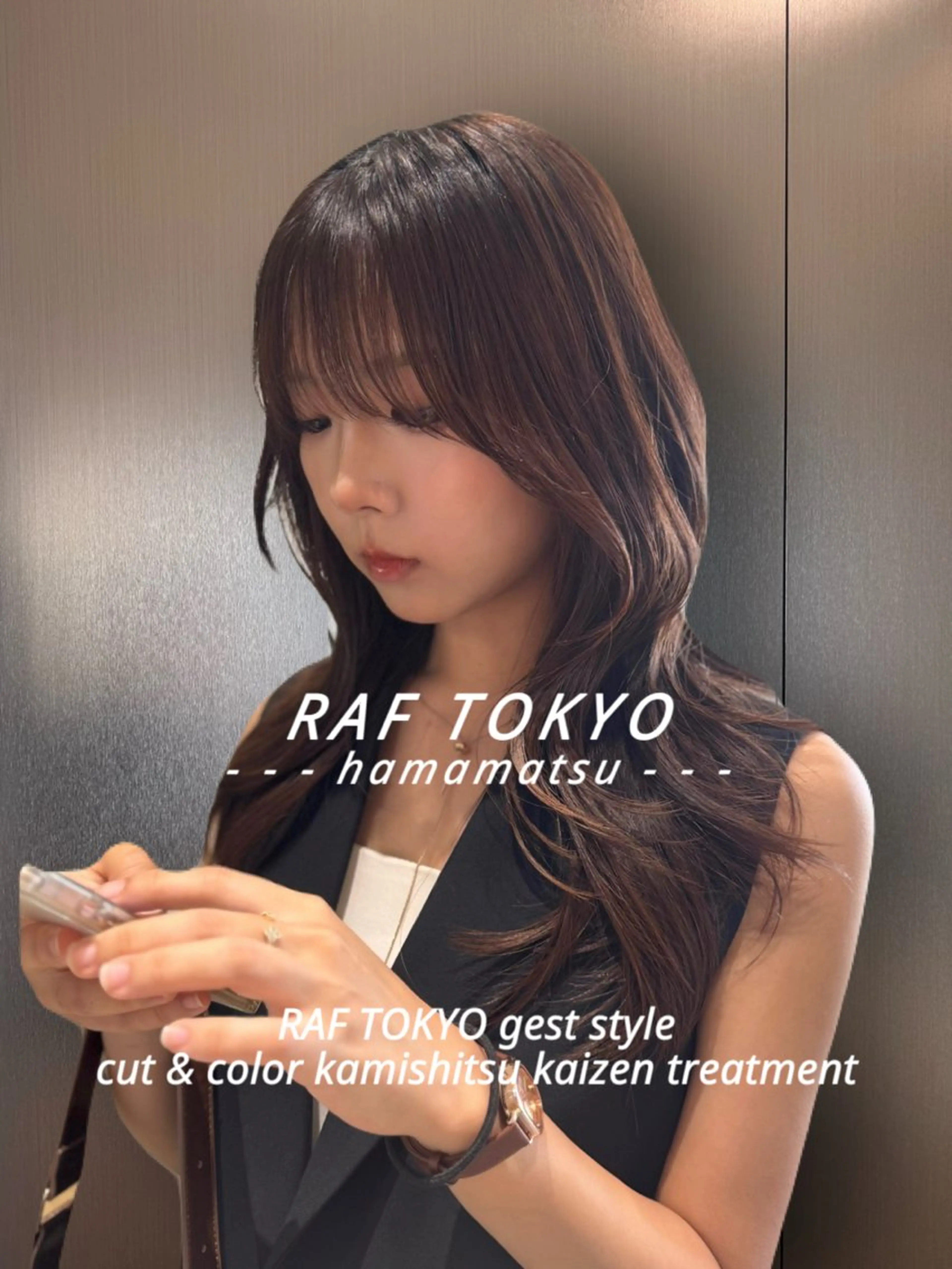 ロング RAF TOKYO 浜松所属・レイヤー/髪質改善/ 飯尾百花のヘアスタイル