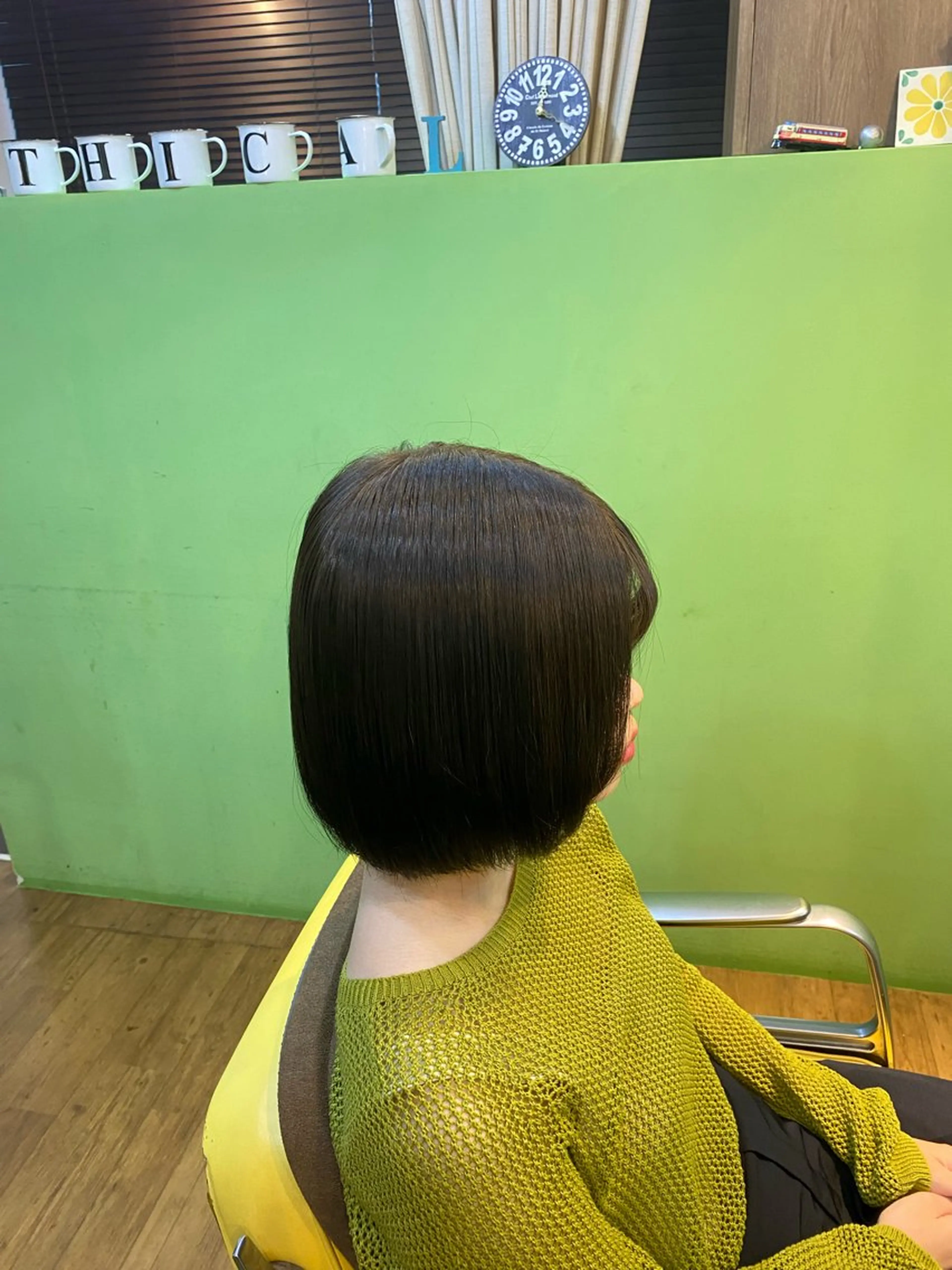 ショート カラー ヘアアレンジ 透明感カラー オリーブカラー メンズ特化 エシカル　松原大将のヘアスタイル