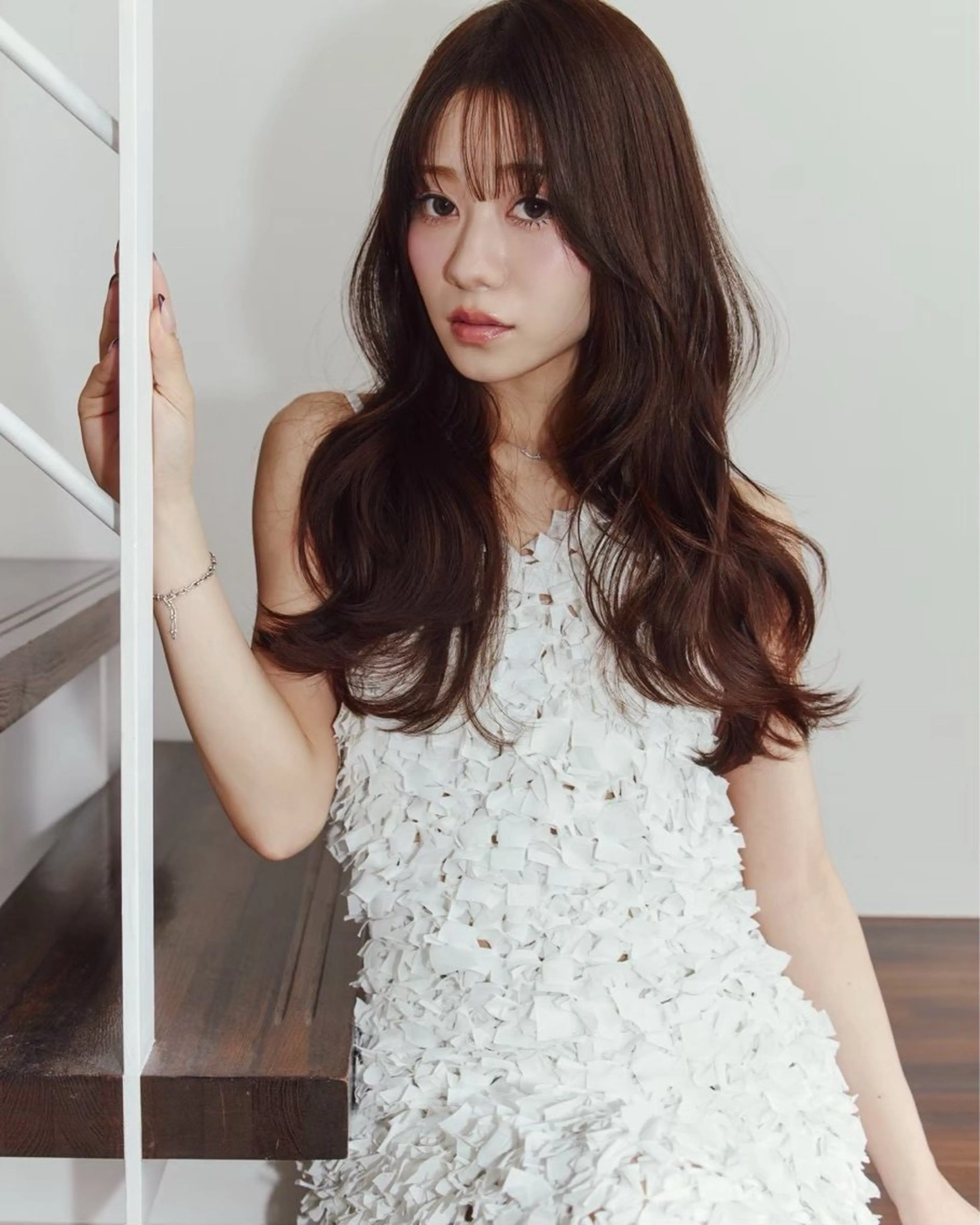 ロング ヘアカラー 🎀 うる艶透明感 カラー / 錦糸町のヘアスタイル