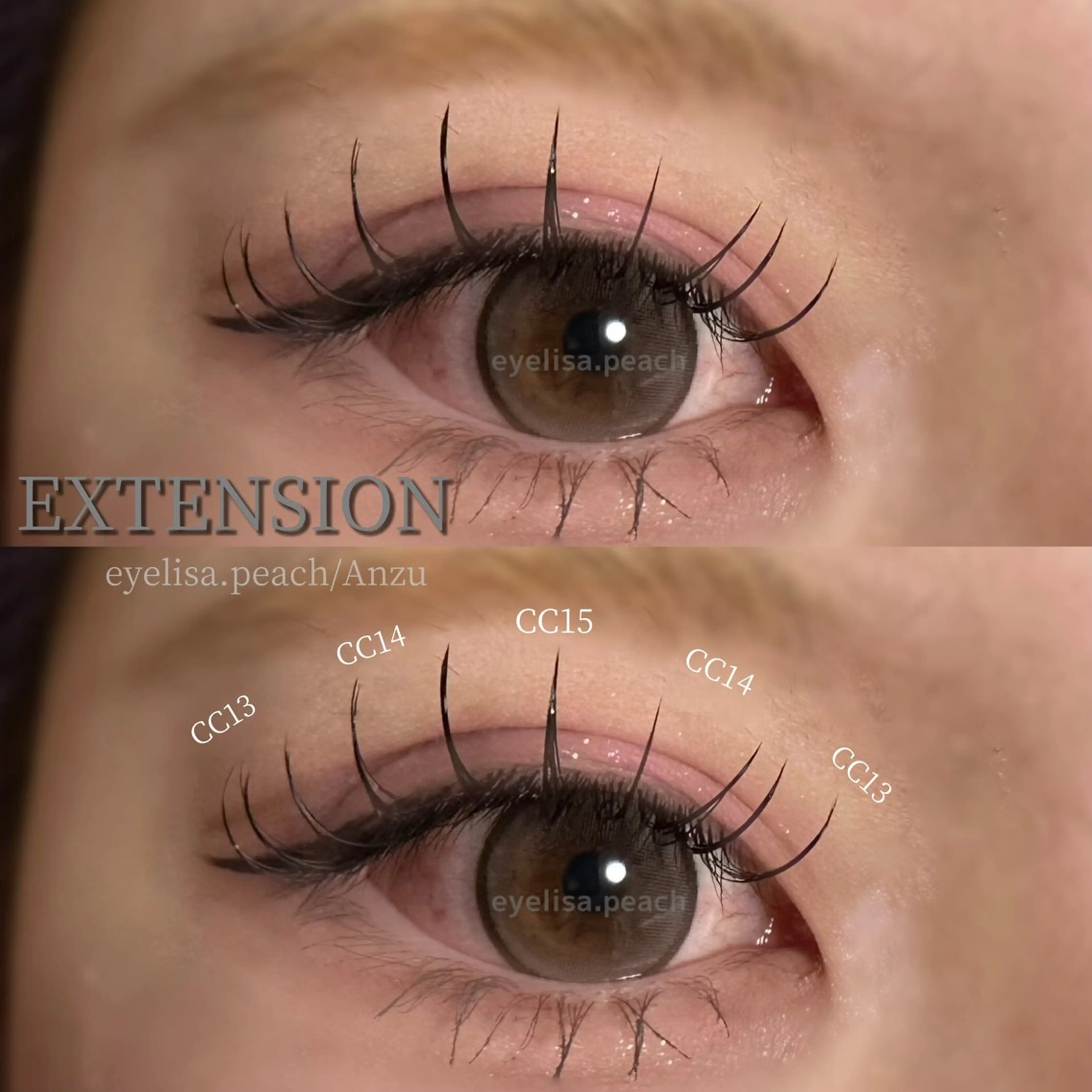 マツエク・マツパ CCカール Cカール Salon　Peach所属・Peach あんずのマツエク・マツパデザイン