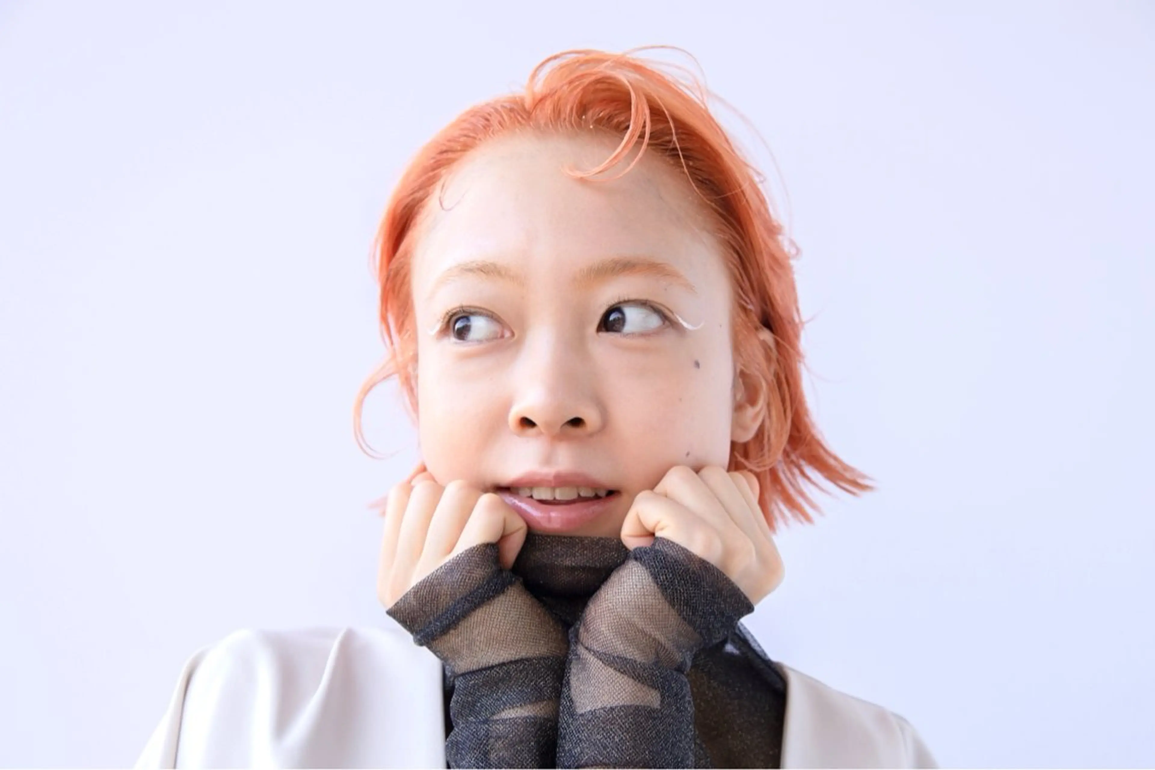 ショート カラー ダブルカラー オレンジ MAR.co薬院浄水店所属・薬院aiko 🧡暖色艶髪のヘアスタイル