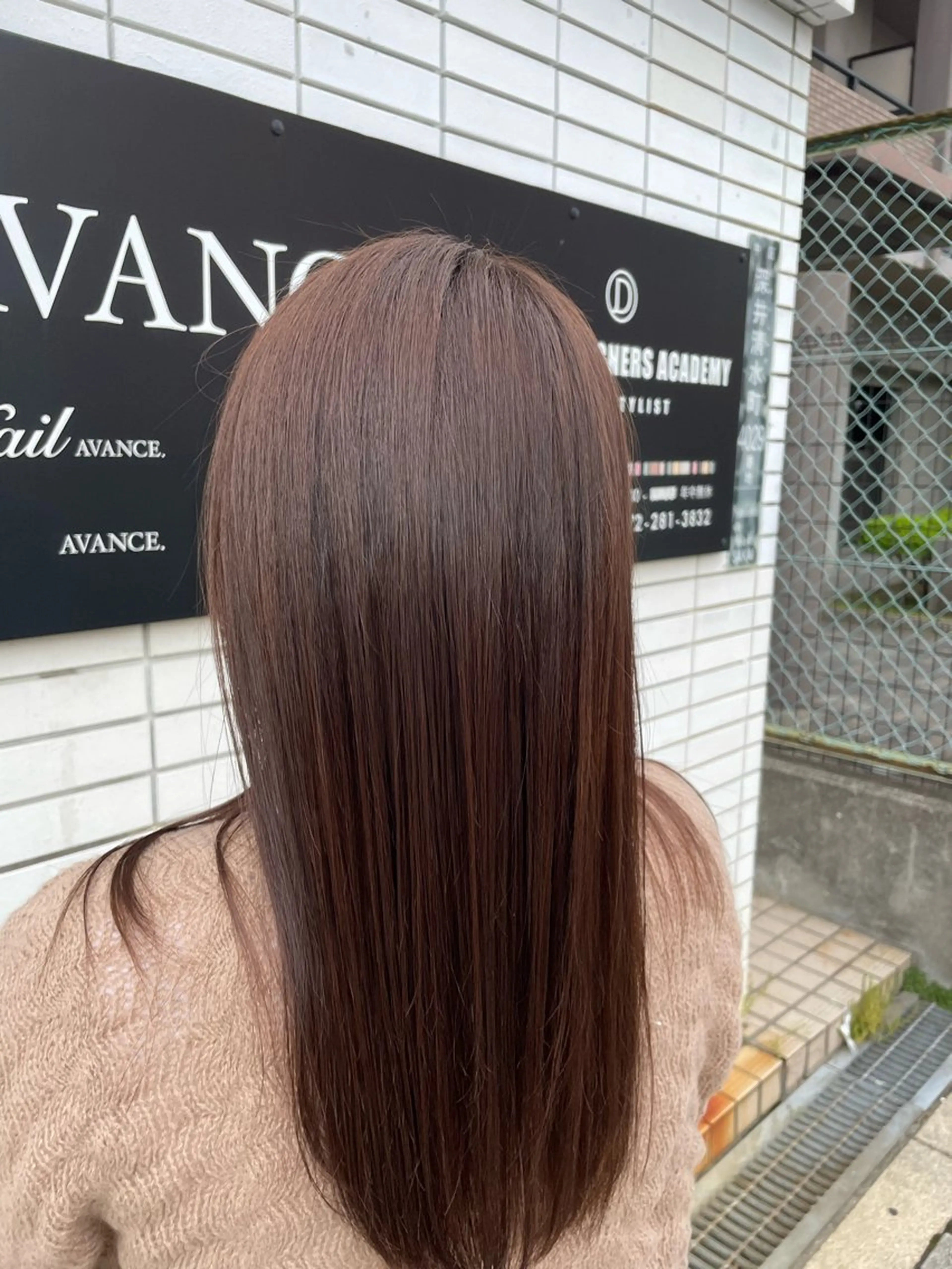 ロング カラー 髪質改善 カット ヘアカラー 石川 英美花のヘアスタイル