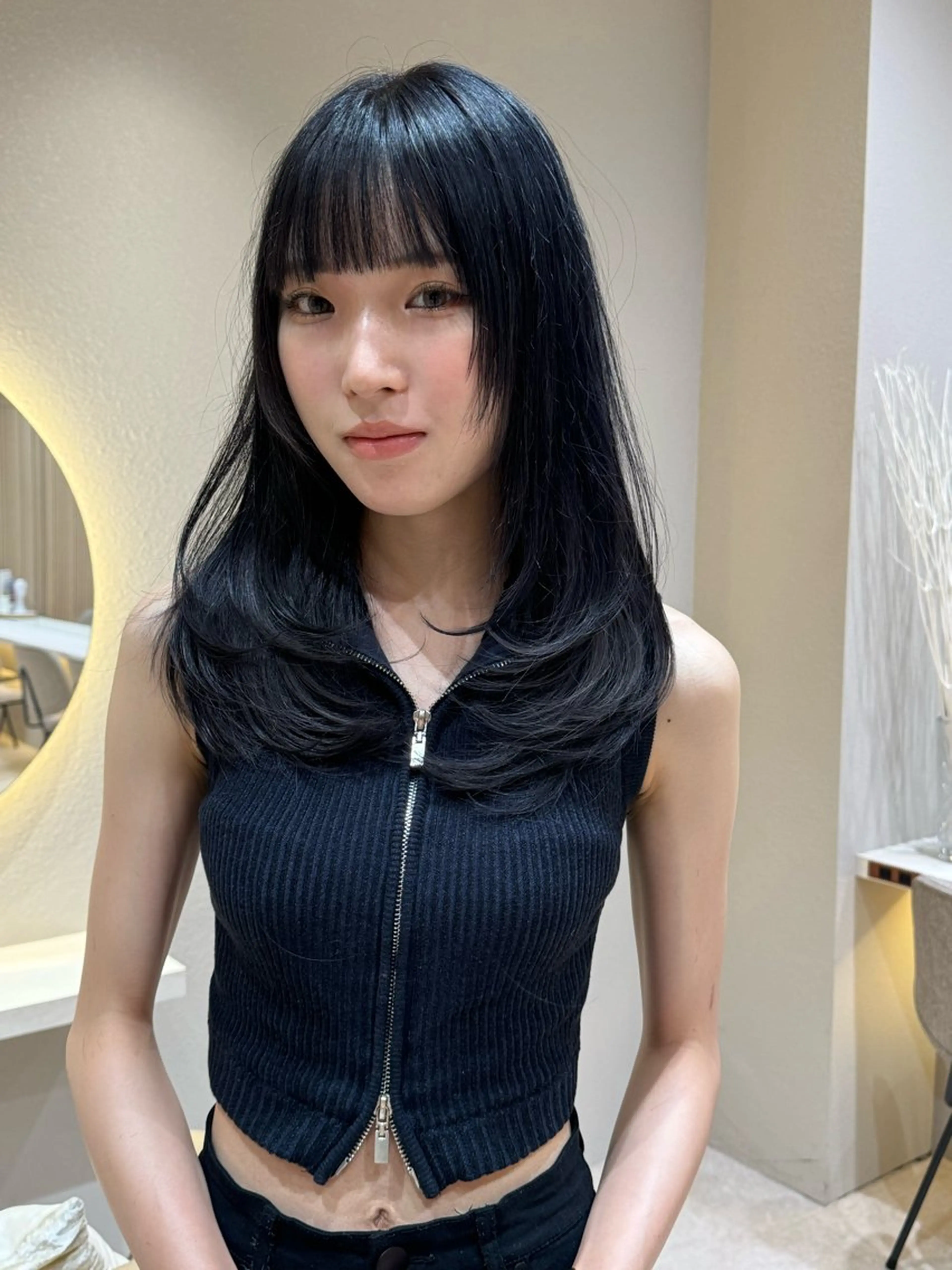 ロング カット ヘアカラー トリートメント 🩵縮毛矯正・ボブ 岩原朋也🩵のヘアスタイル