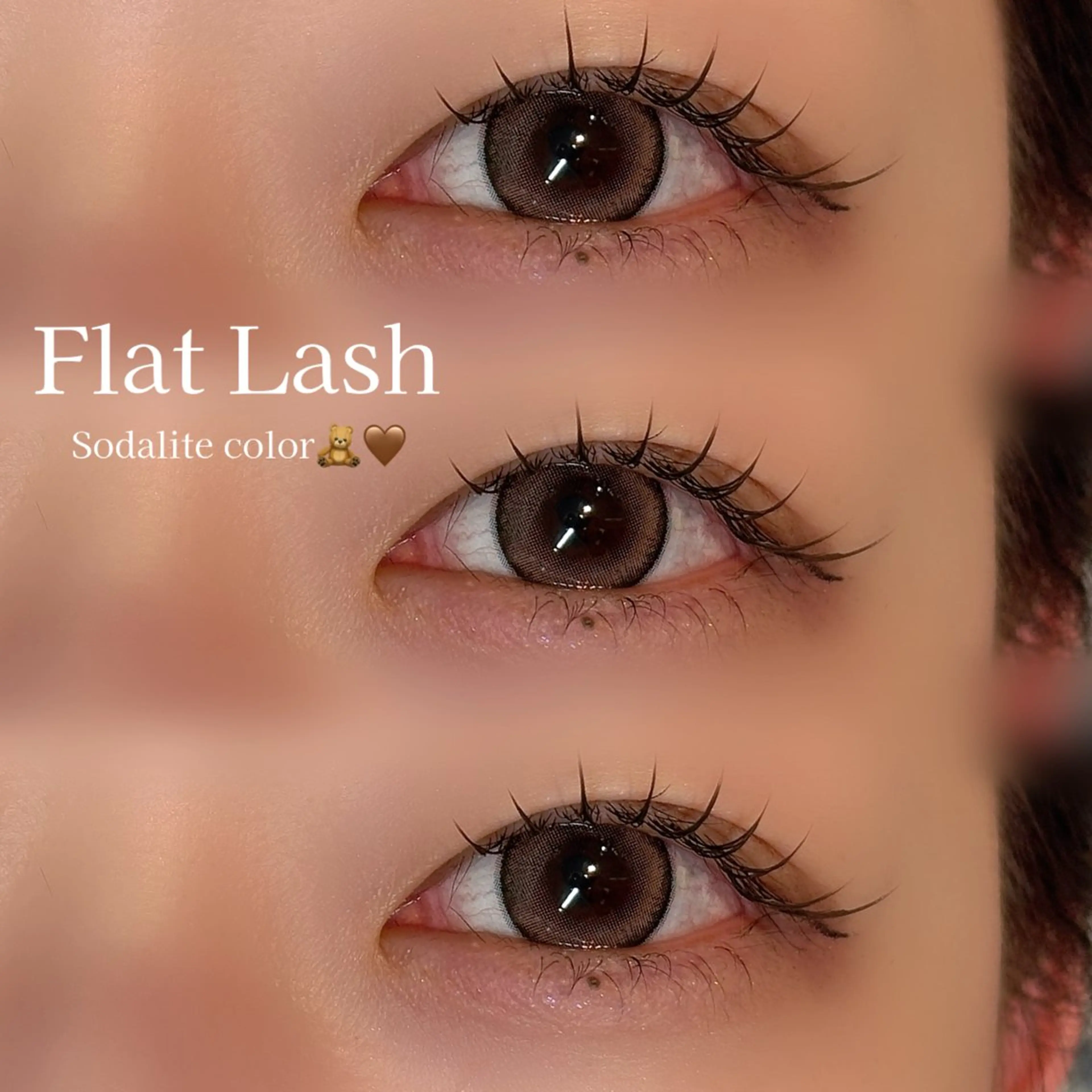 マツエク・マツパ フラットラッシュ 🤍さとう かすみ🤍のマツエク・マツパデザイン