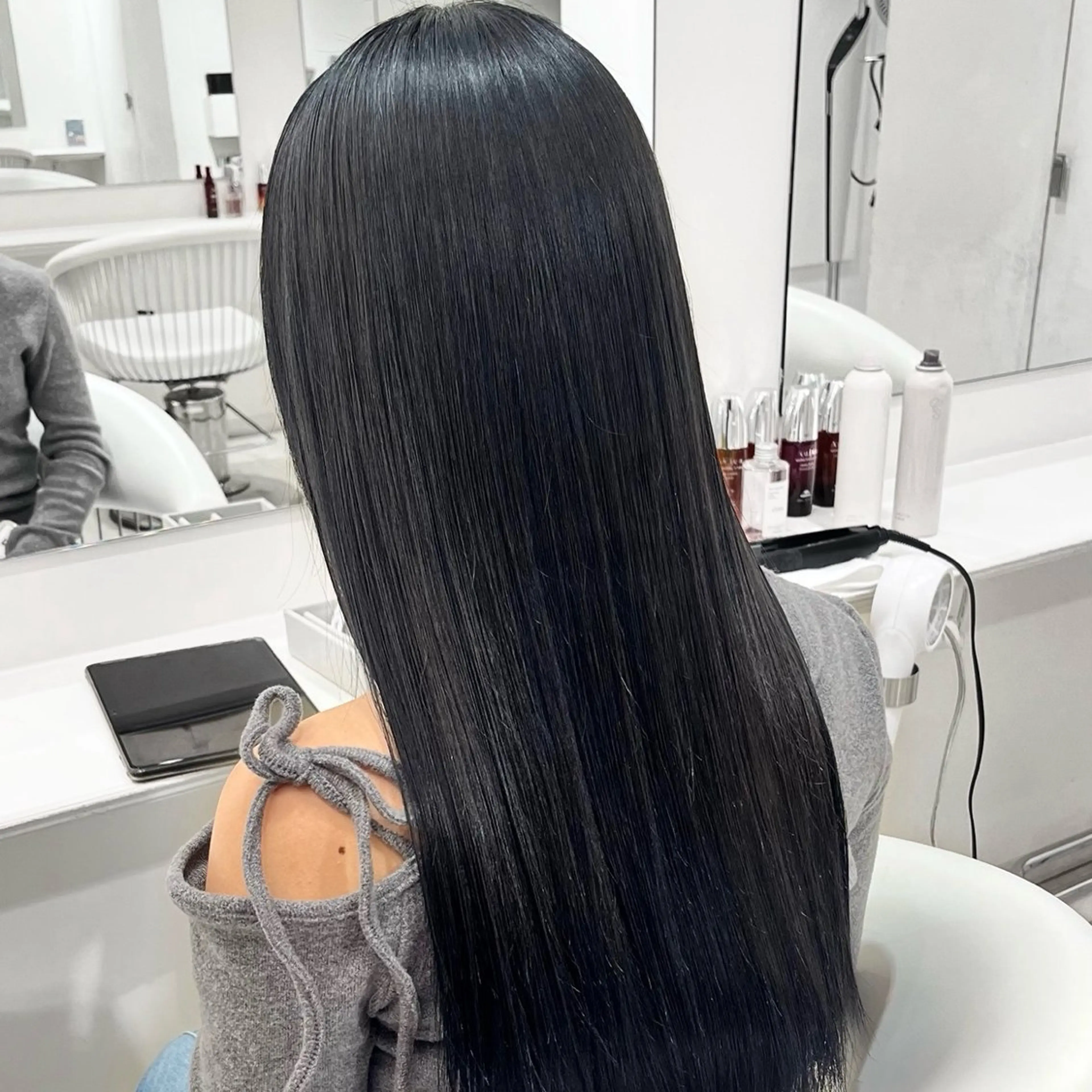 ロング カラー ヘアカラー Parve Mix 森 美遥🇰🇷🩶のヘアスタイル