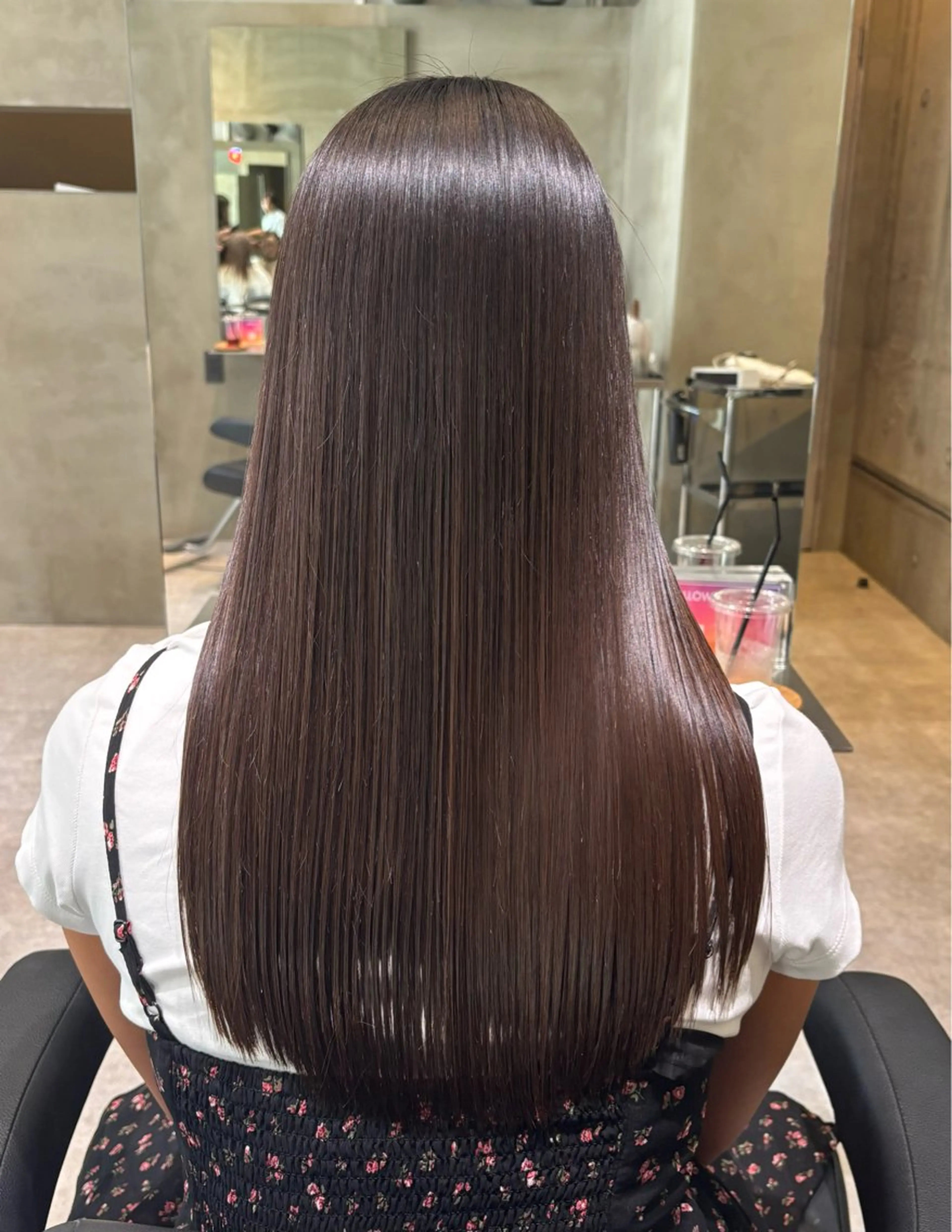 カット + 髪質改善ストレートの写真
