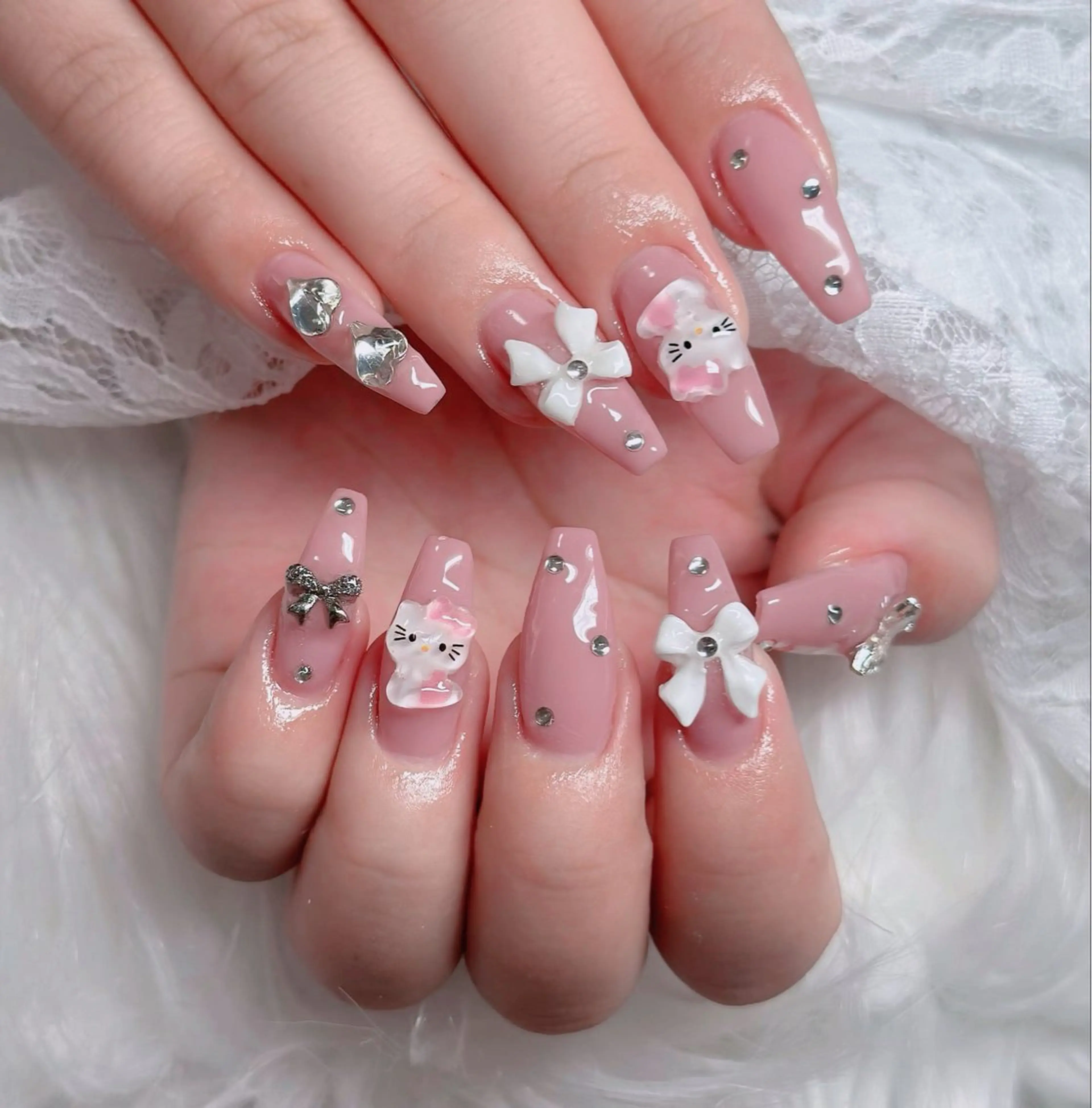 ネイル アートネイル 成人式 ジェルネイル ニュアンスネイル 夏ネイル ハンドネイル neco H.babynailのネイルデザイン