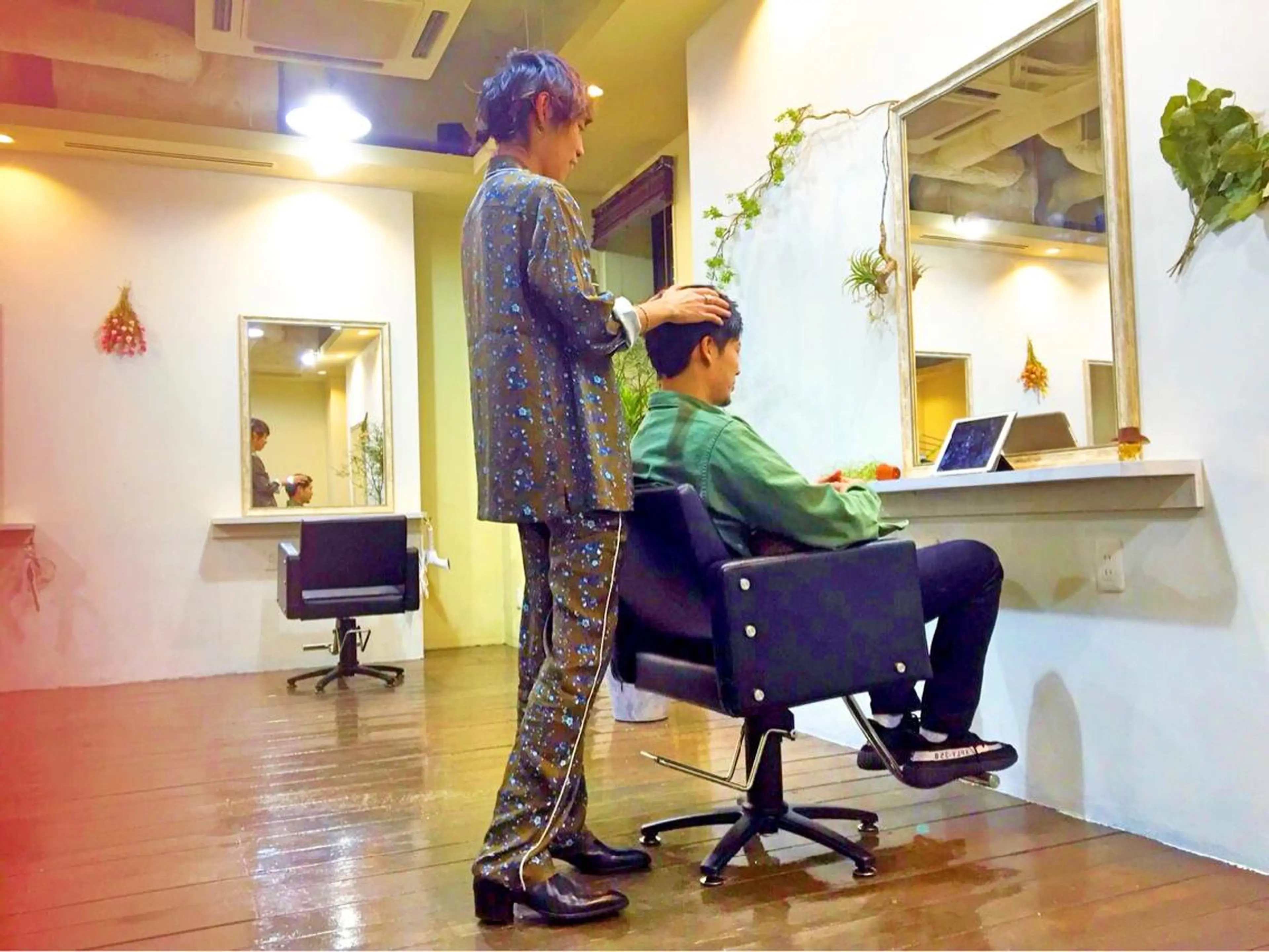 ショート カラー パーマ ヘアアレンジ メンズ キッズ カット Le Reve (ルレーブ所属・kobayashi $hogoのヘアスタイル