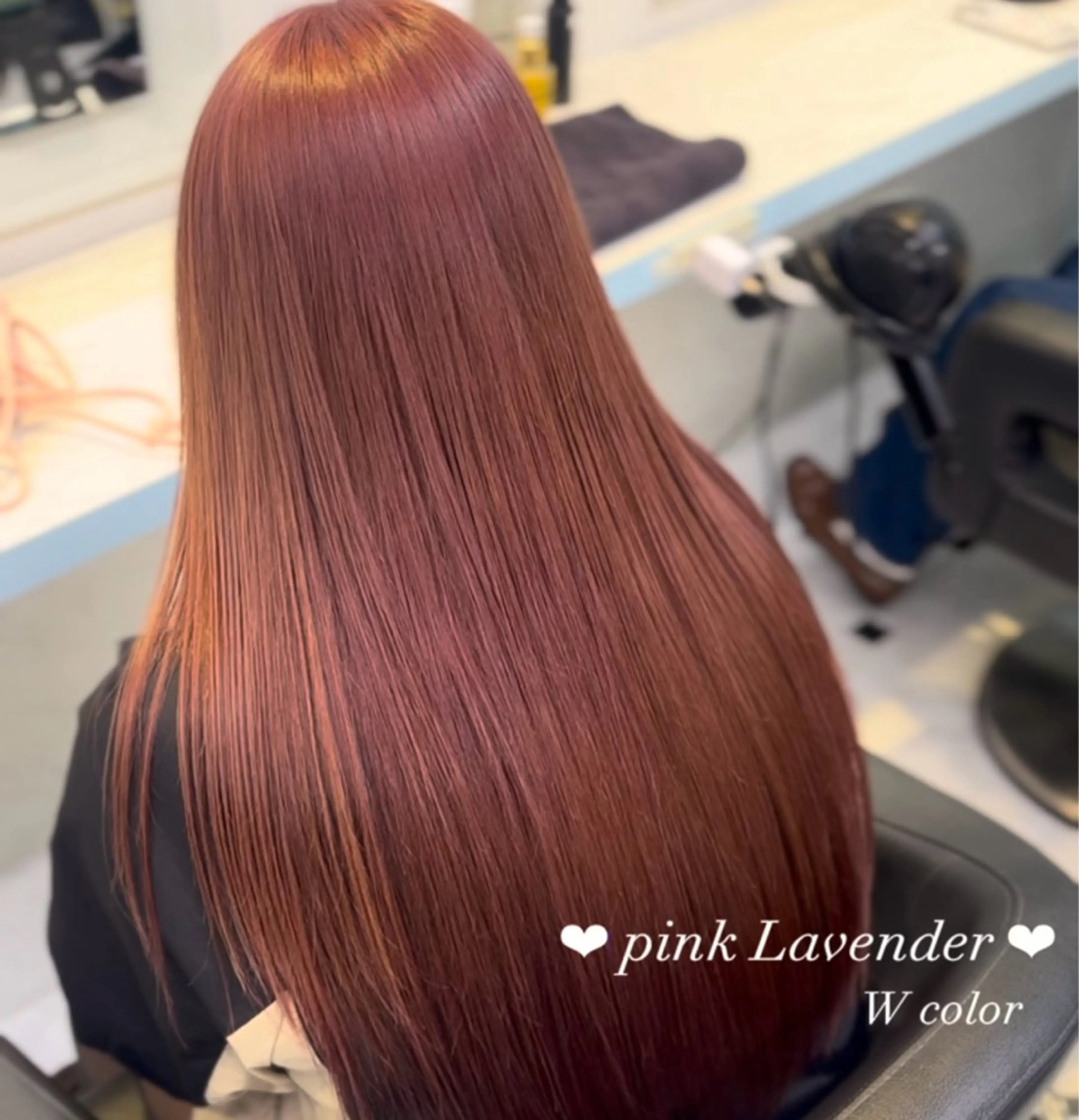 ロング カラー ヘアカラー トリートメント ヘアセット NANA💓韓国ヘア /レイヤー/暖色💓のヘアスタイル