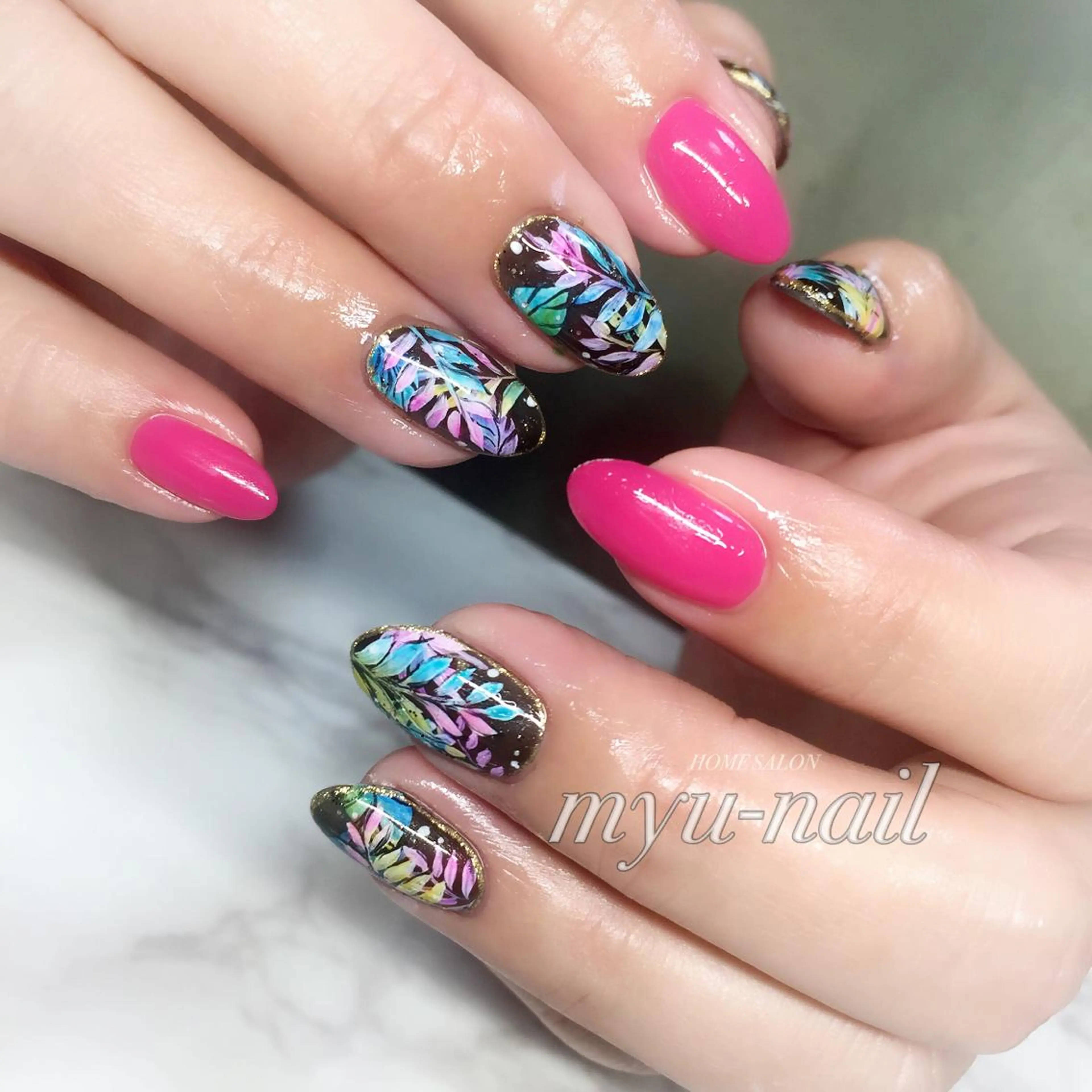 ネイル ホームサロン myu-nailのネイルデザイン