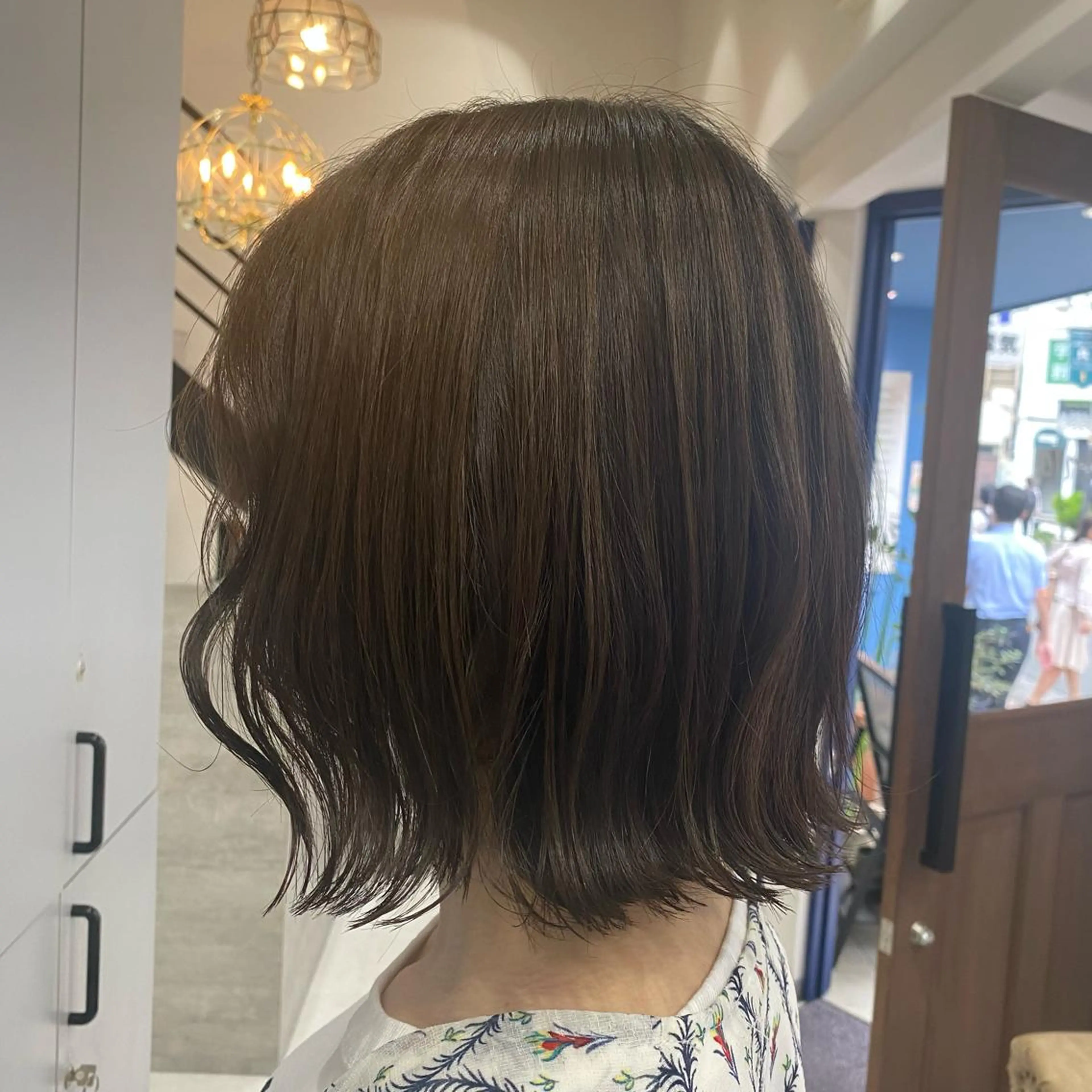 ミディアム タンバルモリ 村山 豪歩のヘアスタイル