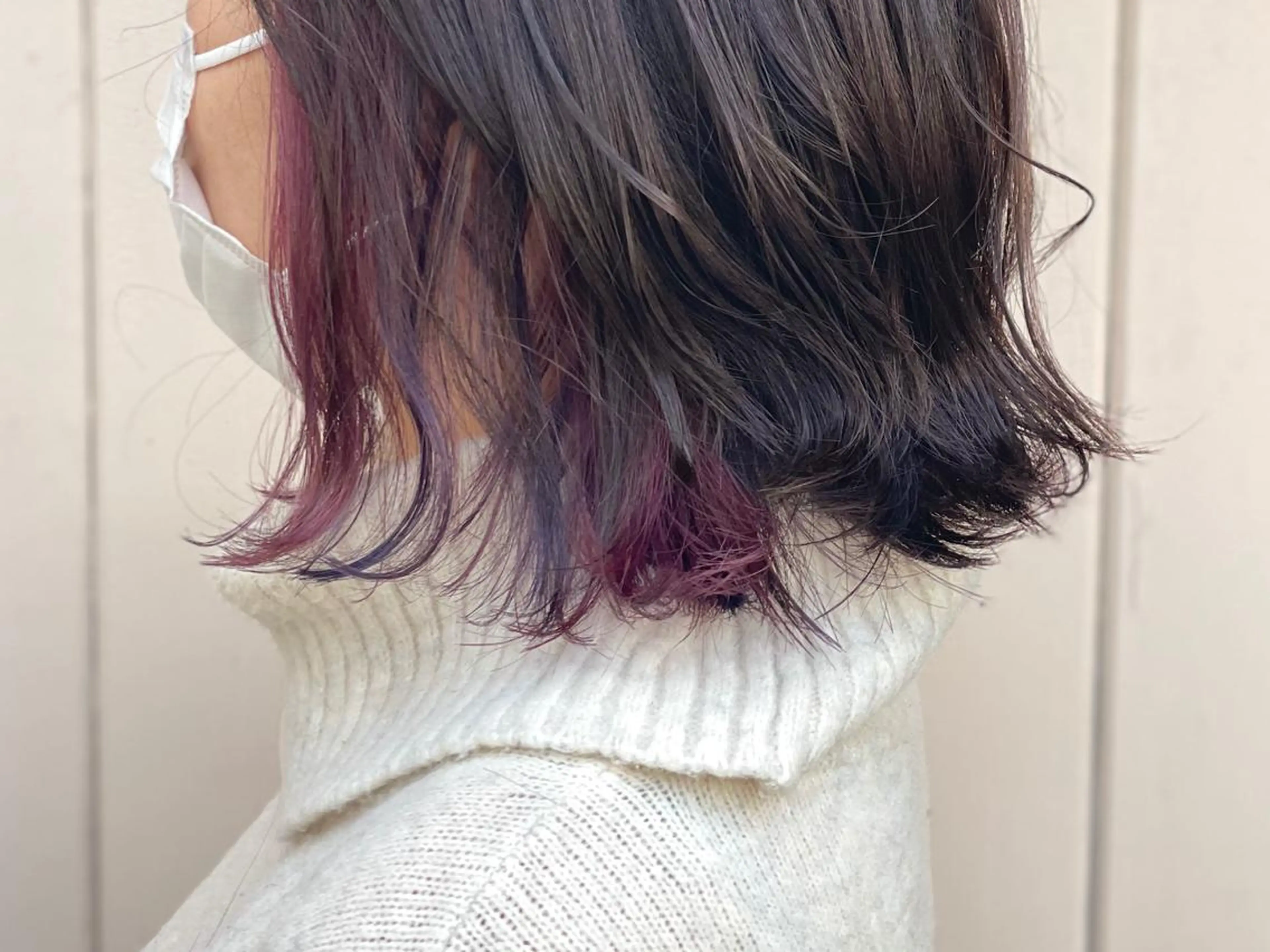 ミディアム パープルカラー 🍎佐藤 成美🍎のヘアスタイル