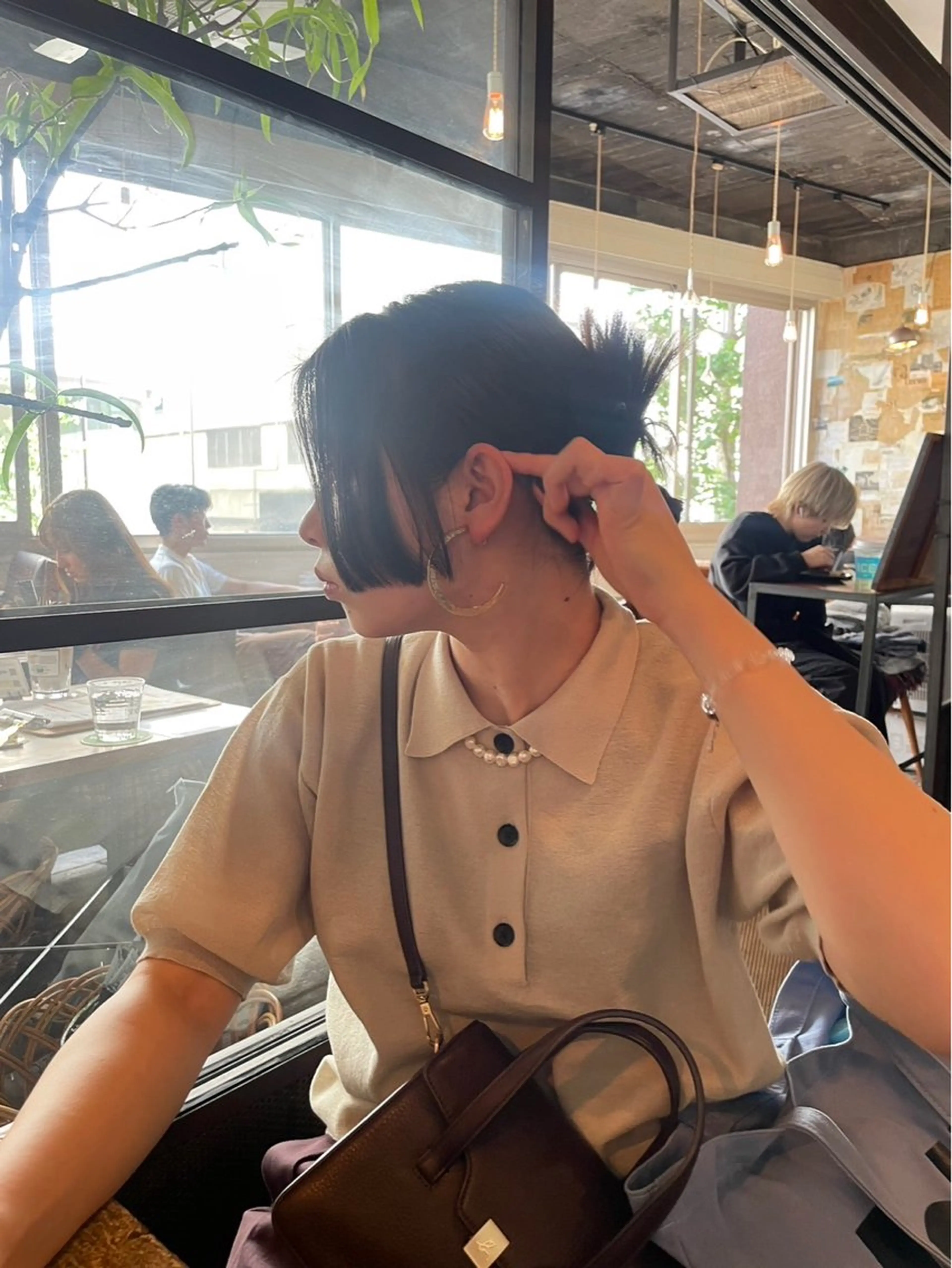 ミディアム 前川 瑞希のヘアスタイル