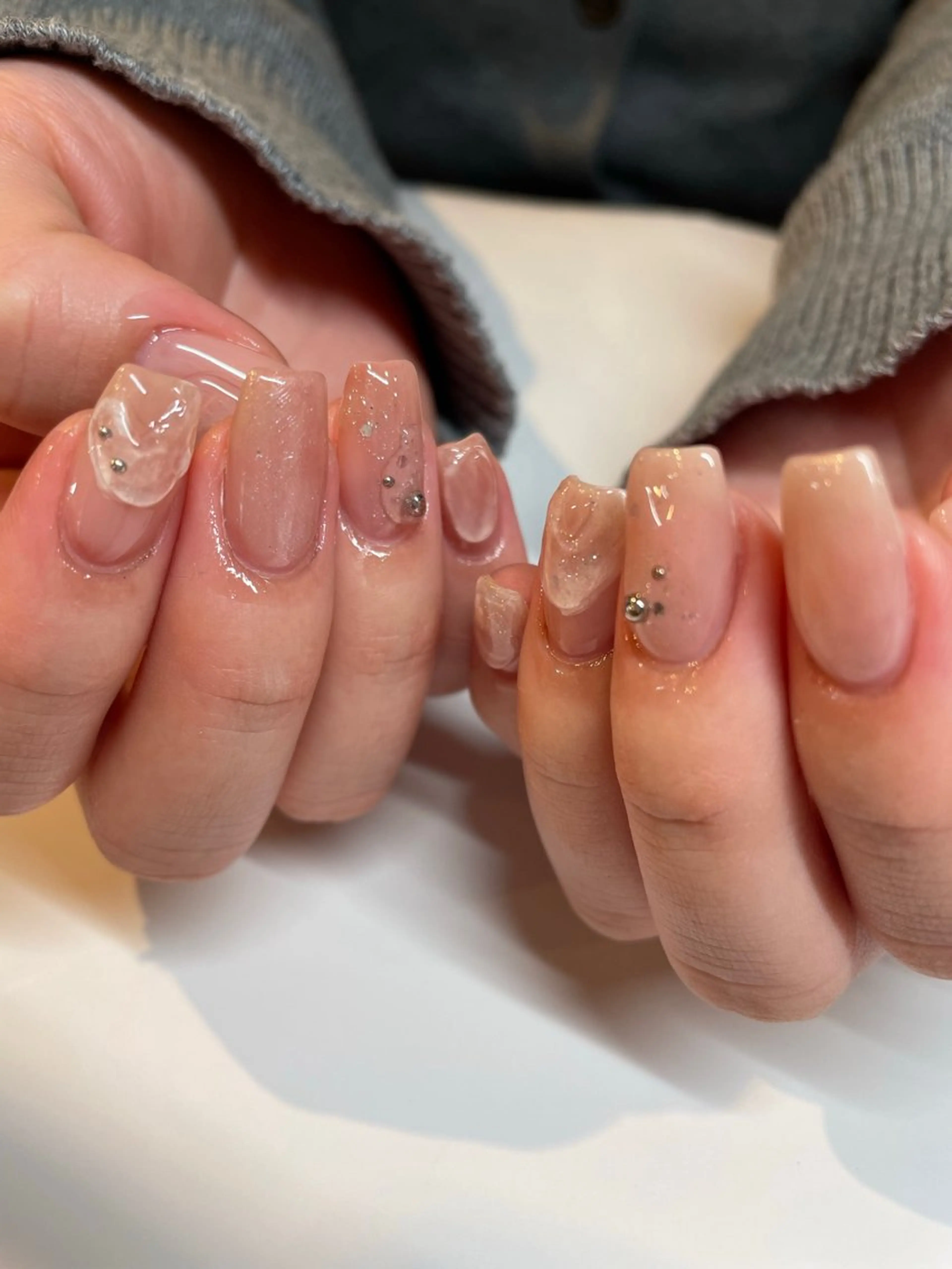 ネイル ニュアンスネイル Manon Yuiのマツエク・マツパデザイン